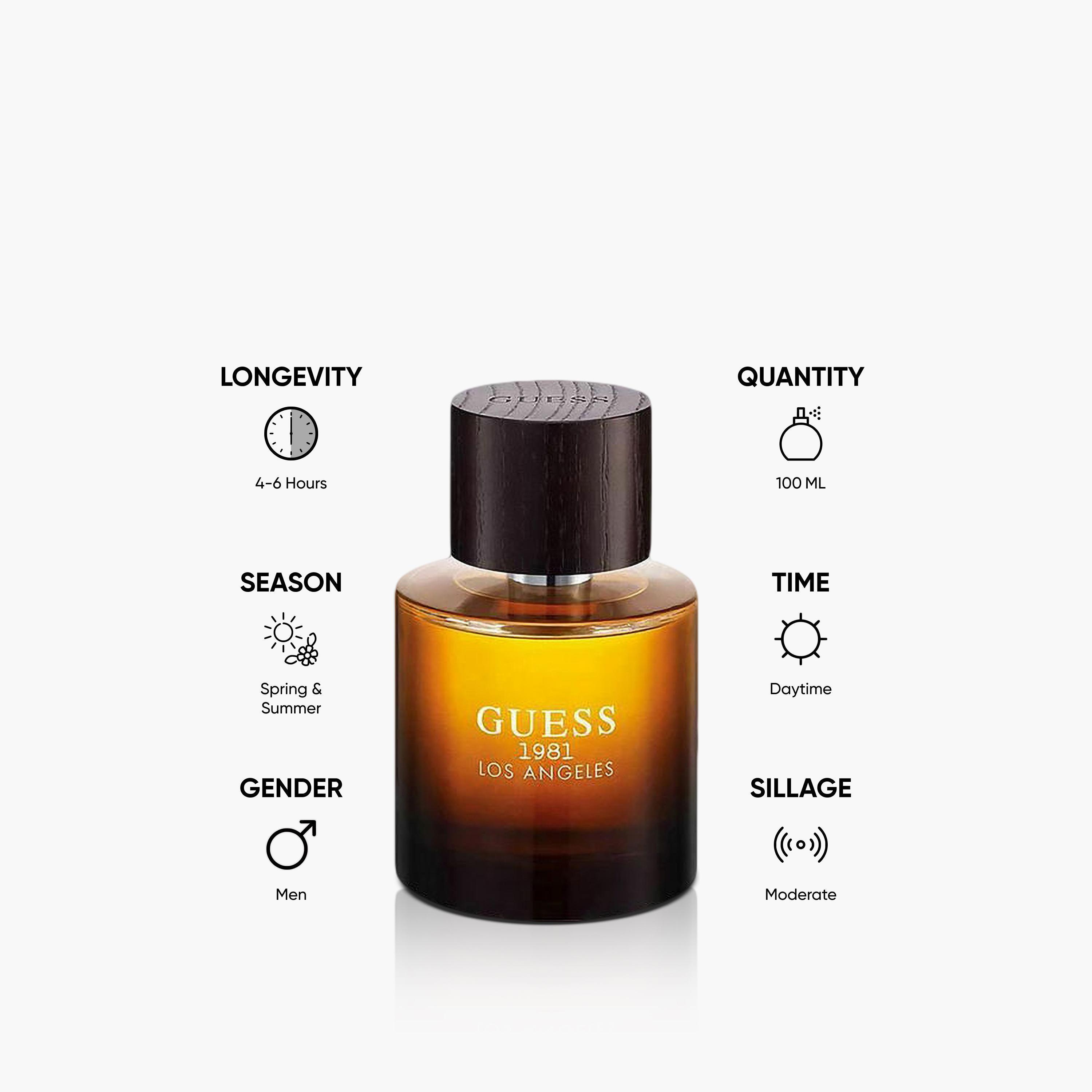 Guess Men's 1981 Los Angeles Eau De Toilette Spray - 100 ml-beautyandpersonalcare-fragrance-unisex-image-5