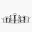 Korkmaz Astron 7-Piece Stainless Steel Induction Base Cookware Set-InfluencerCodes_Ramadan26_All_20012026-image-1