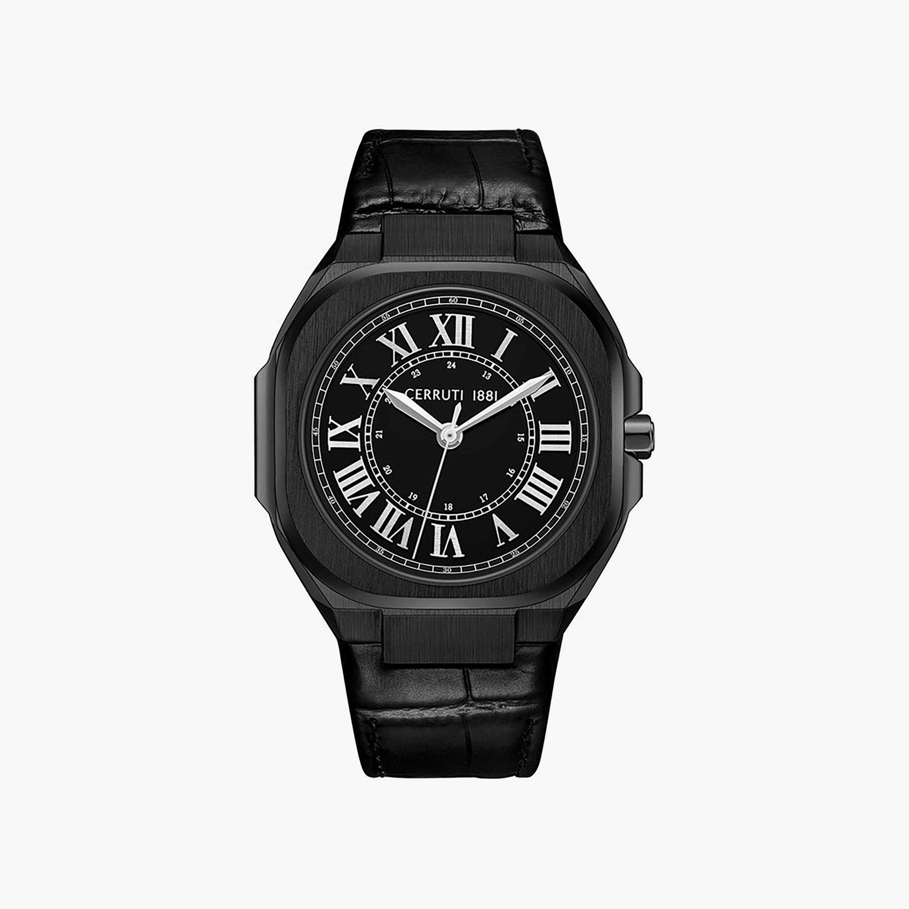 ساعة للرجال 50 ملم أنالوج جلد أسود من شيروتي 1881 | CIWGA0050102-men-watchesandjewellery-watches-image-1
