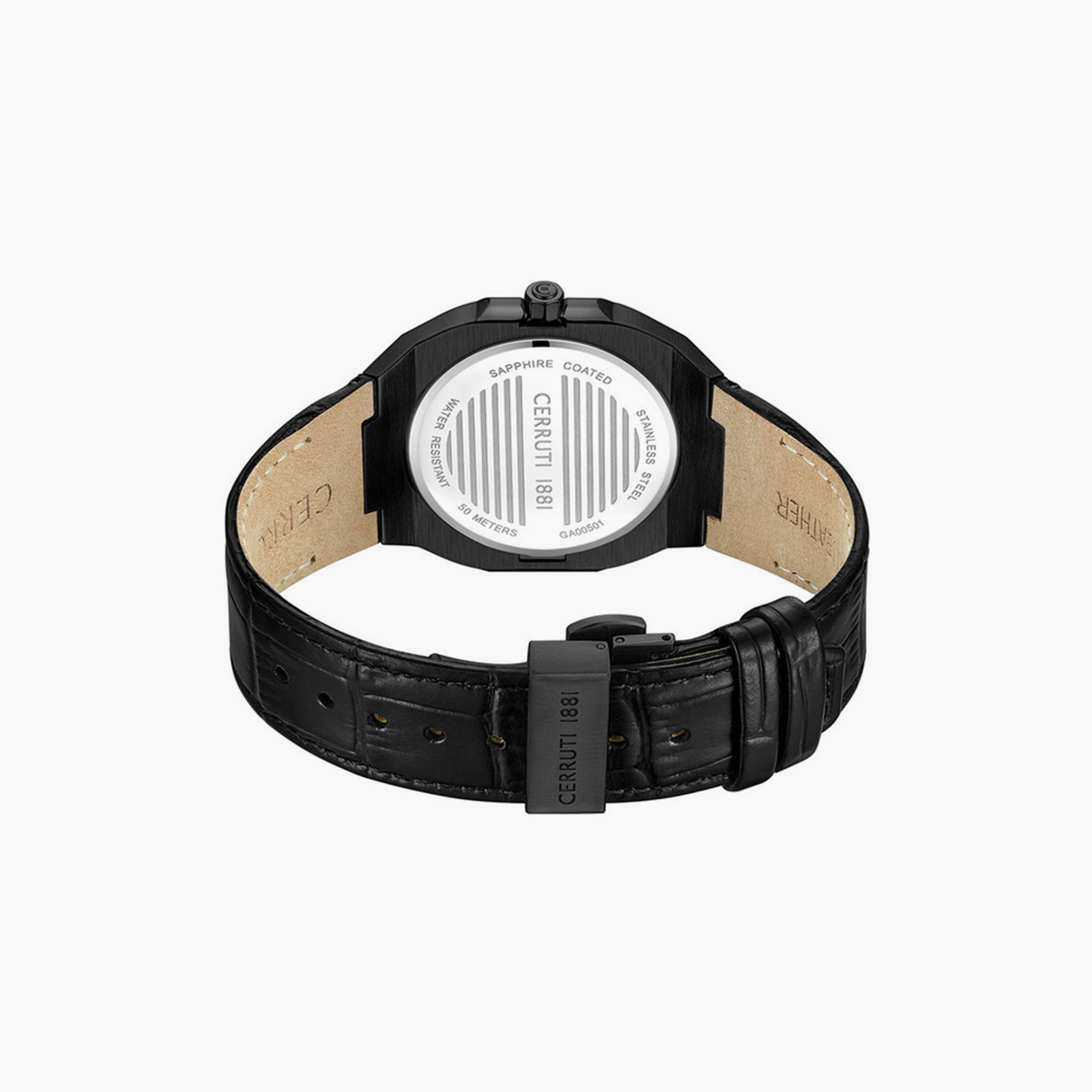 ساعة للرجال 50 ملم أنالوج جلد أسود من شيروتي 1881 | CIWGA0050102-men-watchesandjewellery-watches-image-3