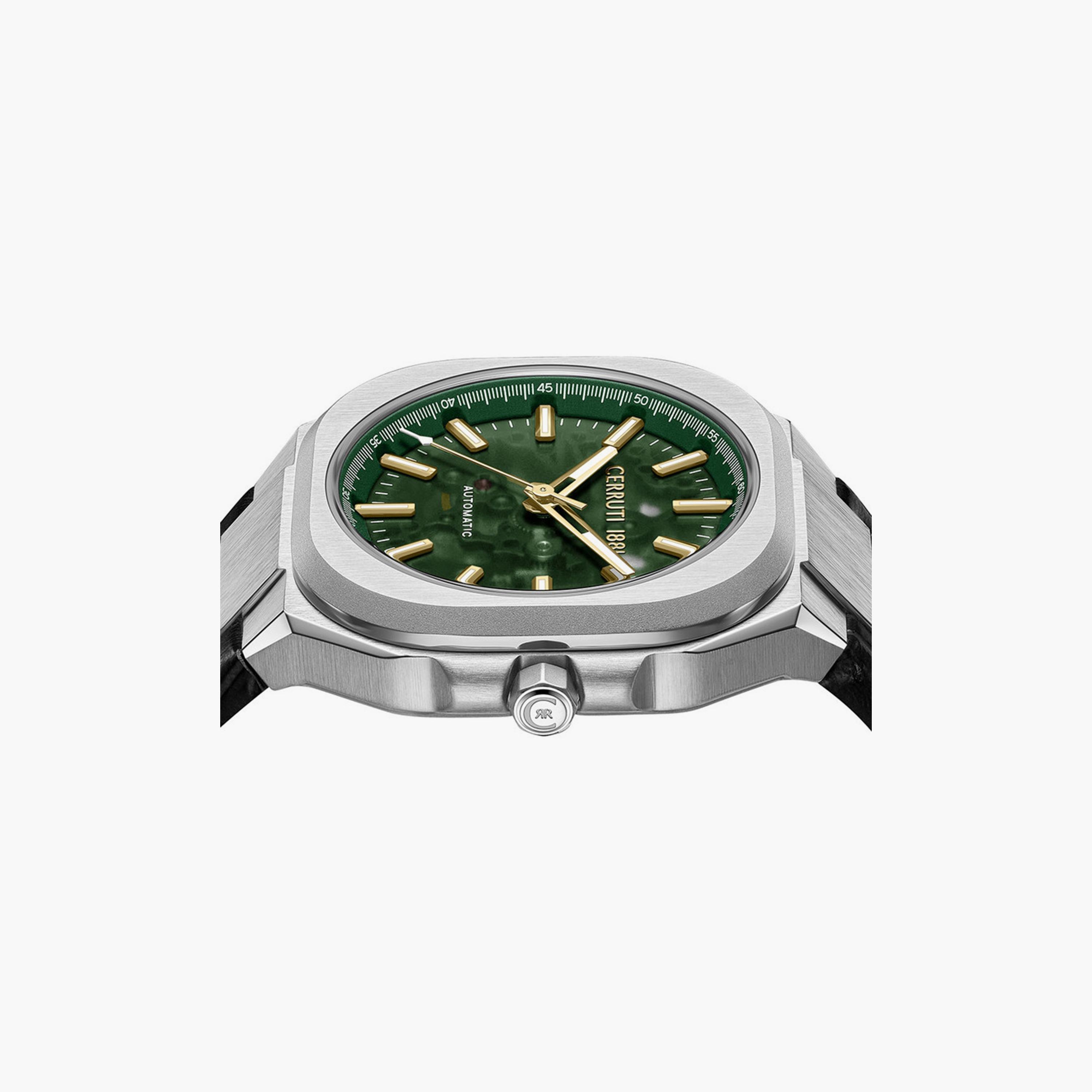 ساعة للرجال 50 ملم أوتوماتيكية جلد أسود من شيروتي 1881 | CIWGE0050204-men-watchesandjewellery-watches-image-4