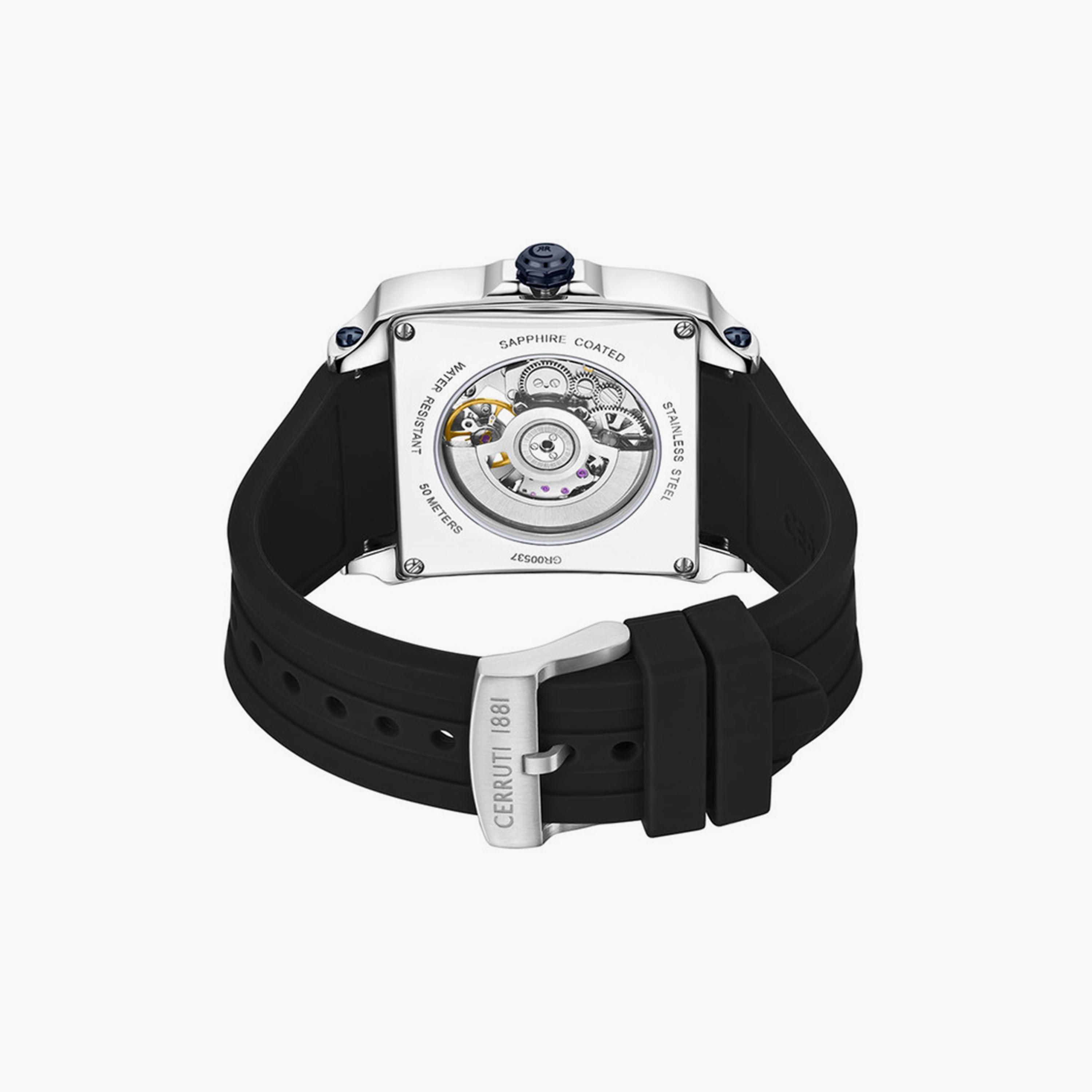 ساعة للرجال 58 ملم أوتوماتيكية سيليكون أسود من شيروتي 1881| CIWGR0053703-men-watchesandjewellery-watches-image-3