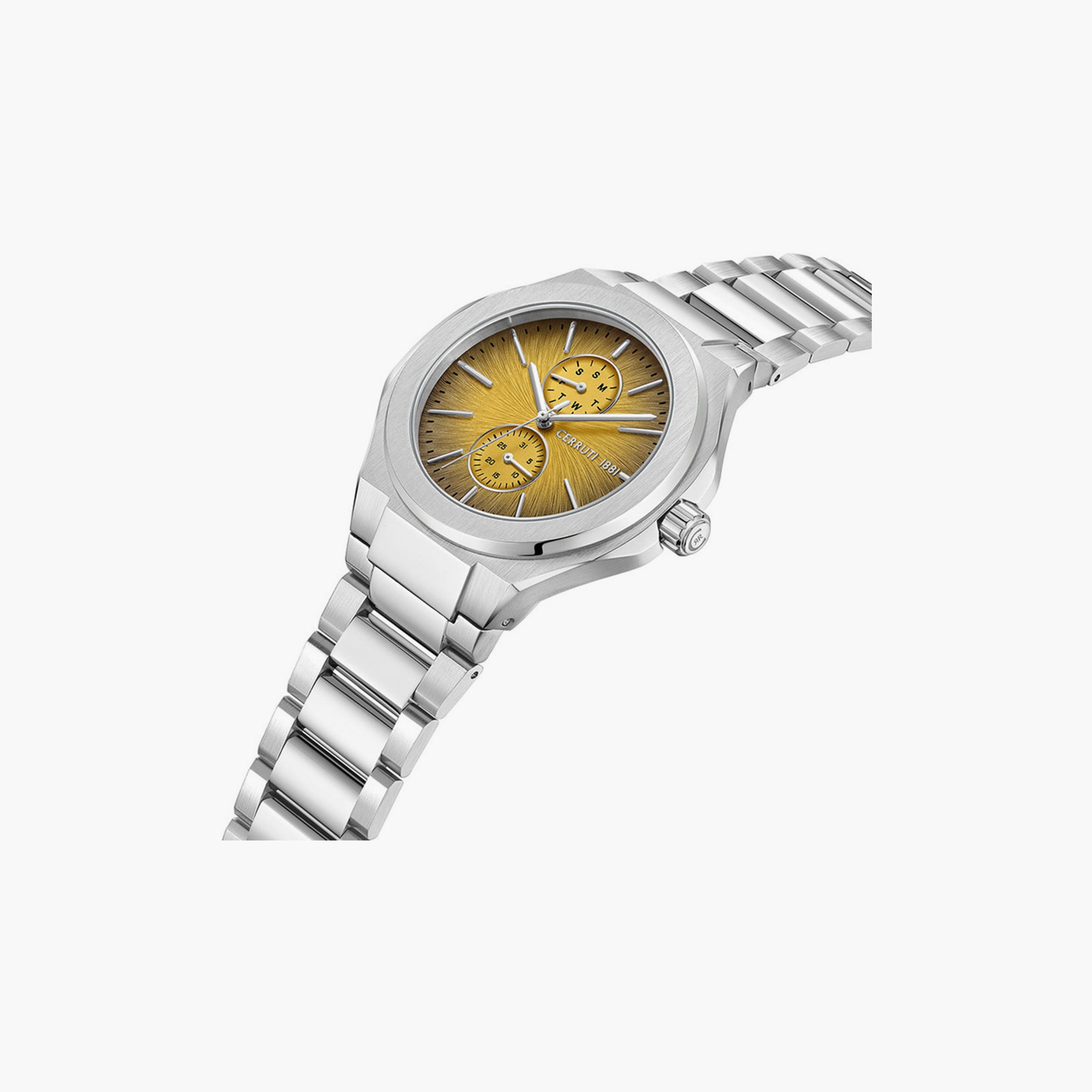 Cerruti 1881 Men's 52 MM Silver Analog Stainless Steel Watch | CIWGK0050803-men-watchesandjewellery-watches-image-2