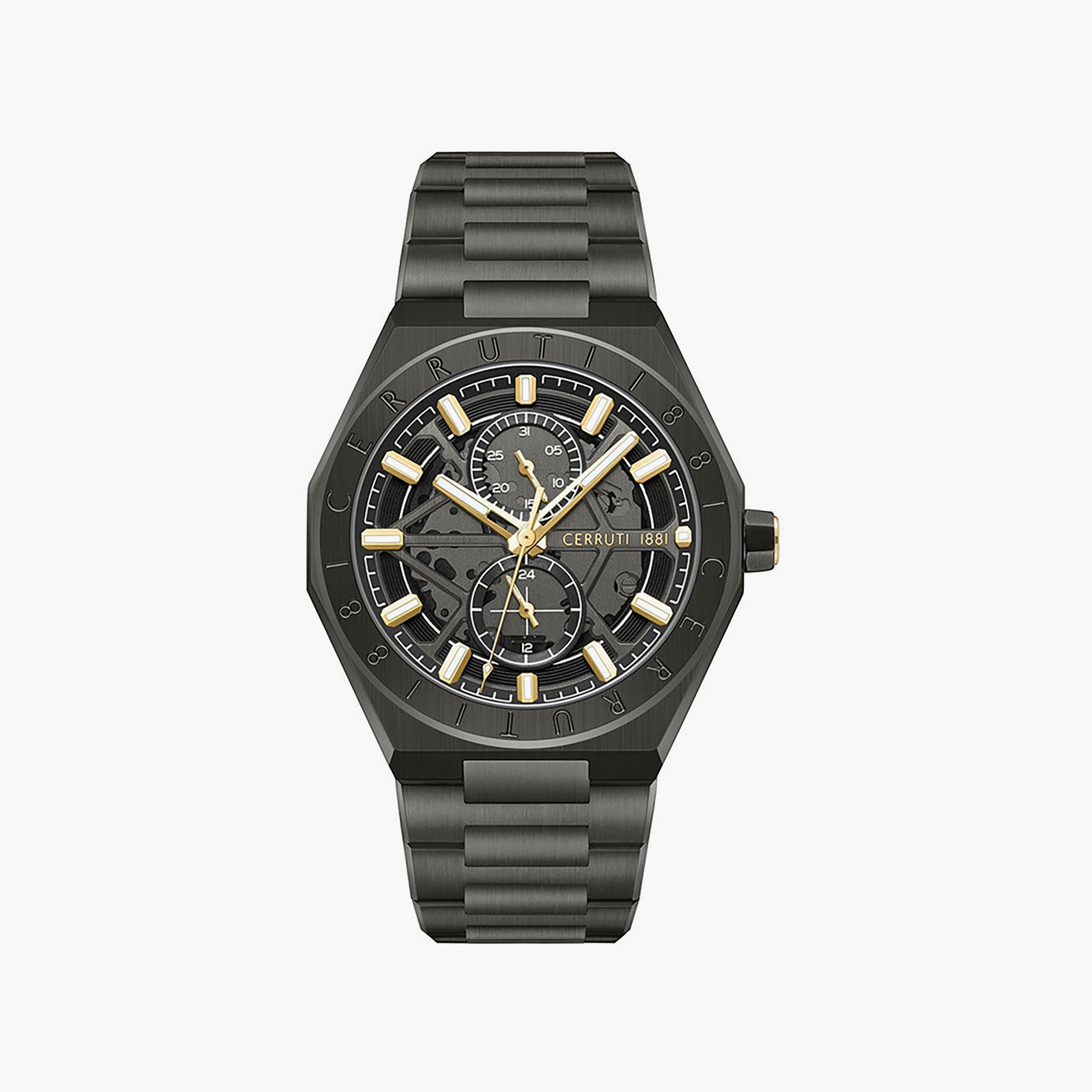ساعة للرجال 46 ملم أنالوج ستانلس ستيل رمادي من شيروتي 1881 | CIWGK0051202-men-watchesandjewellery-watches-image-1
