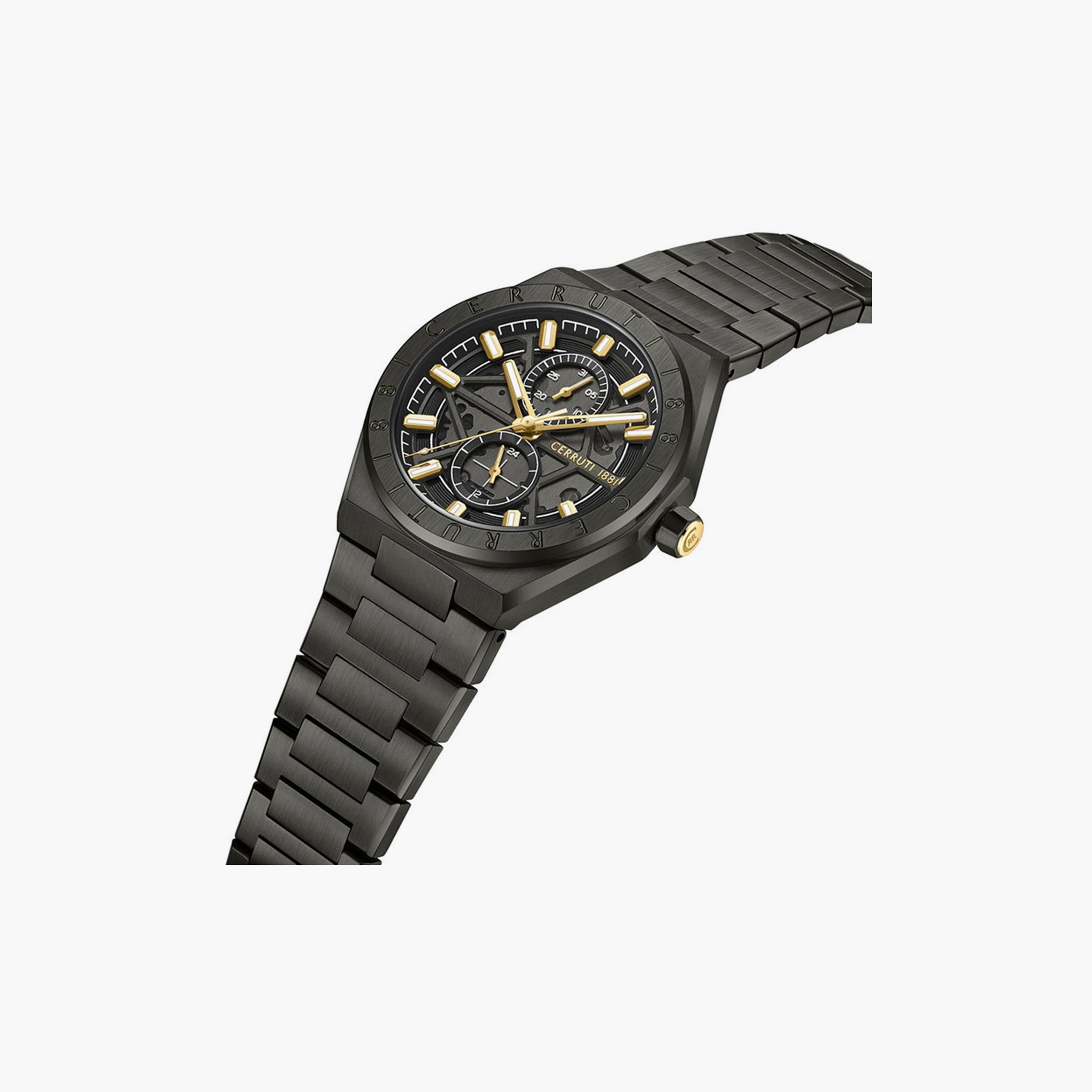 ساعة للرجال 46 ملم أنالوج ستانلس ستيل رمادي من شيروتي 1881 | CIWGK0051202-men-watchesandjewellery-watches-image-2