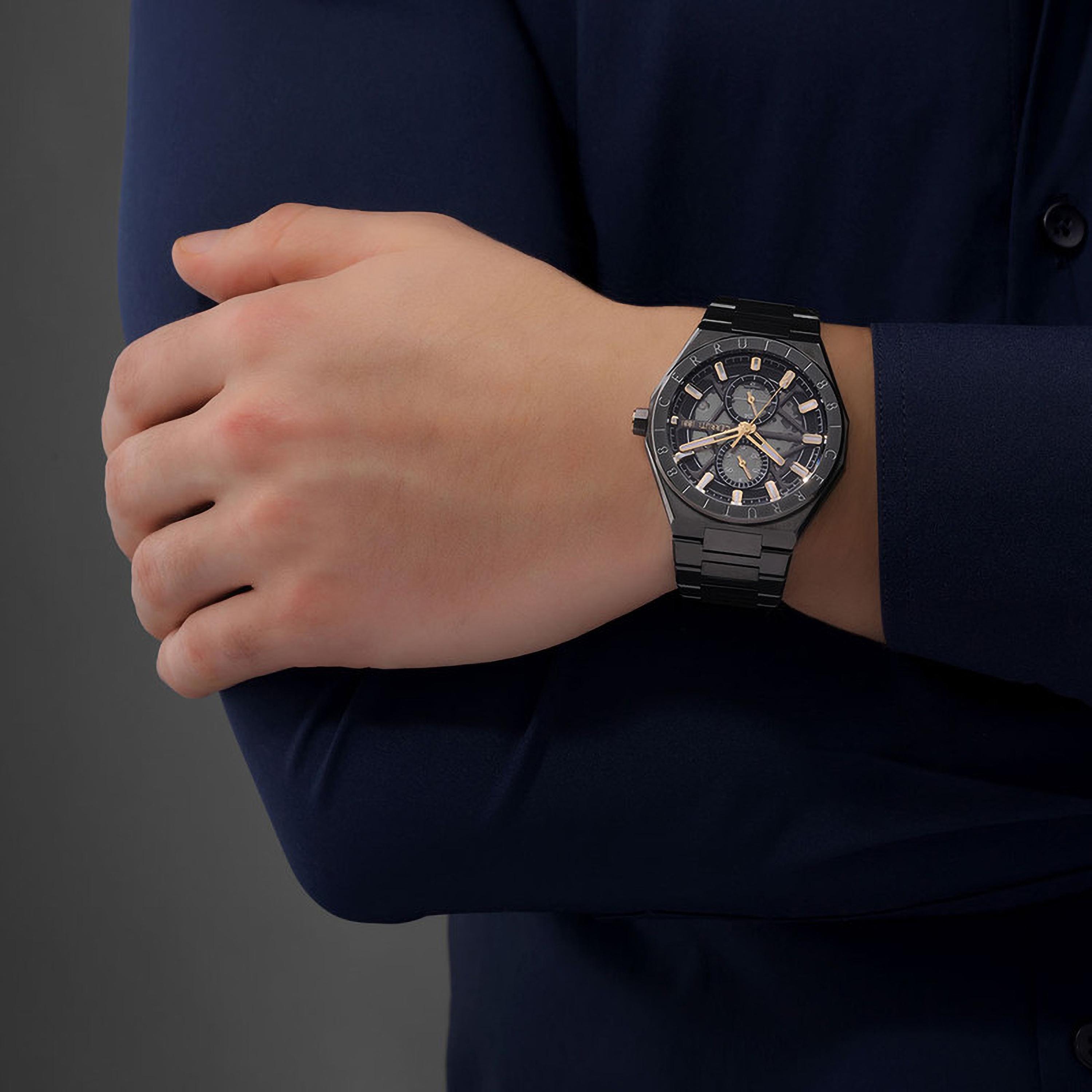 ساعة للرجال 46 ملم أنالوج ستانلس ستيل رمادي من شيروتي 1881 | CIWGK0051202-men-watchesandjewellery-watches-image-5