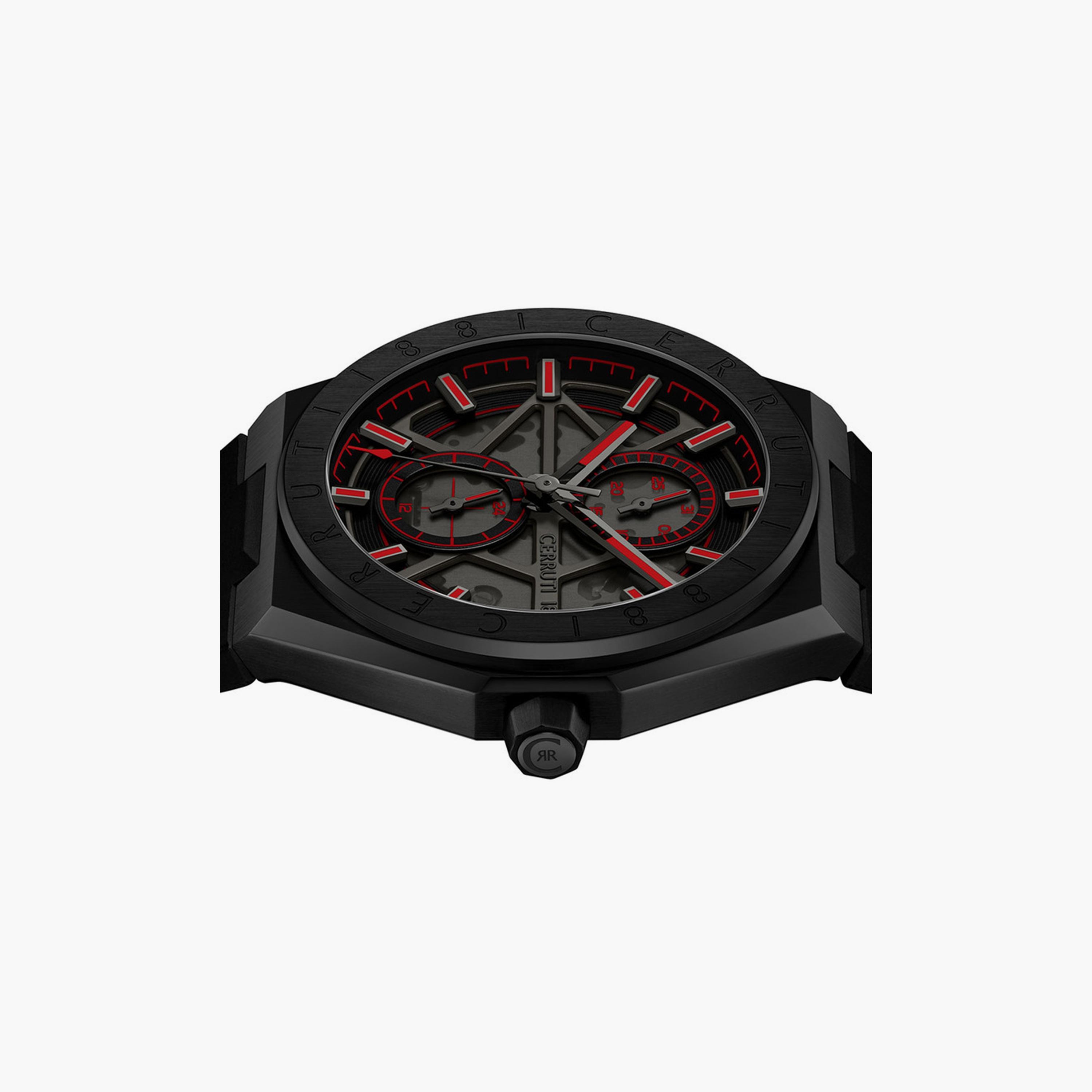 Cerruti 1881 Men's 46 MM Black Analog Silicone Watch | CIWGQ0051206-men-watchesandjewellery-watches-image-4