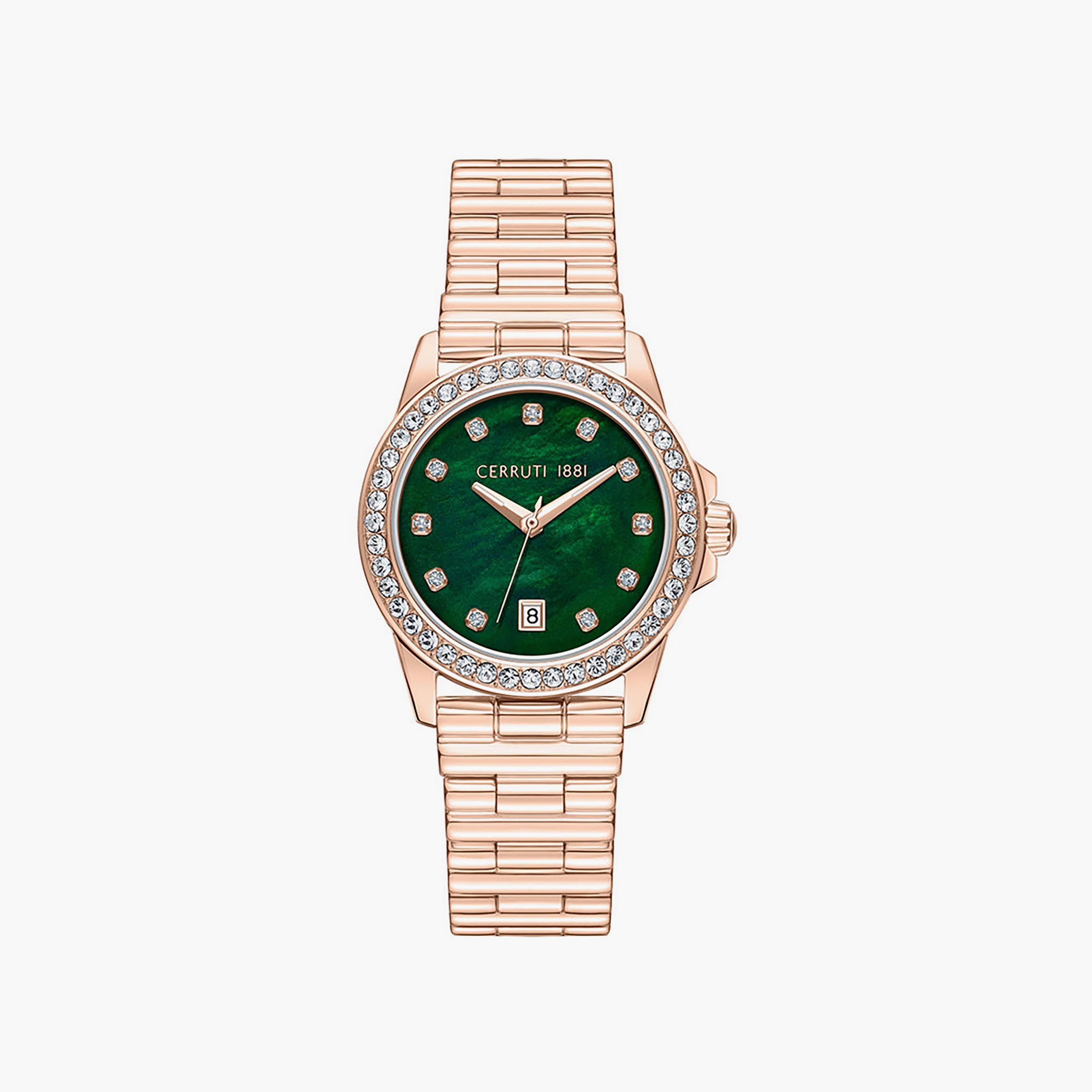 ساعة للسيدات 30 ملم أنالوج ستانلس ستيل ذهبي وردي من شيروتي 1881| CIWLH0051903-women-watchesandjewellery-watches-image-1