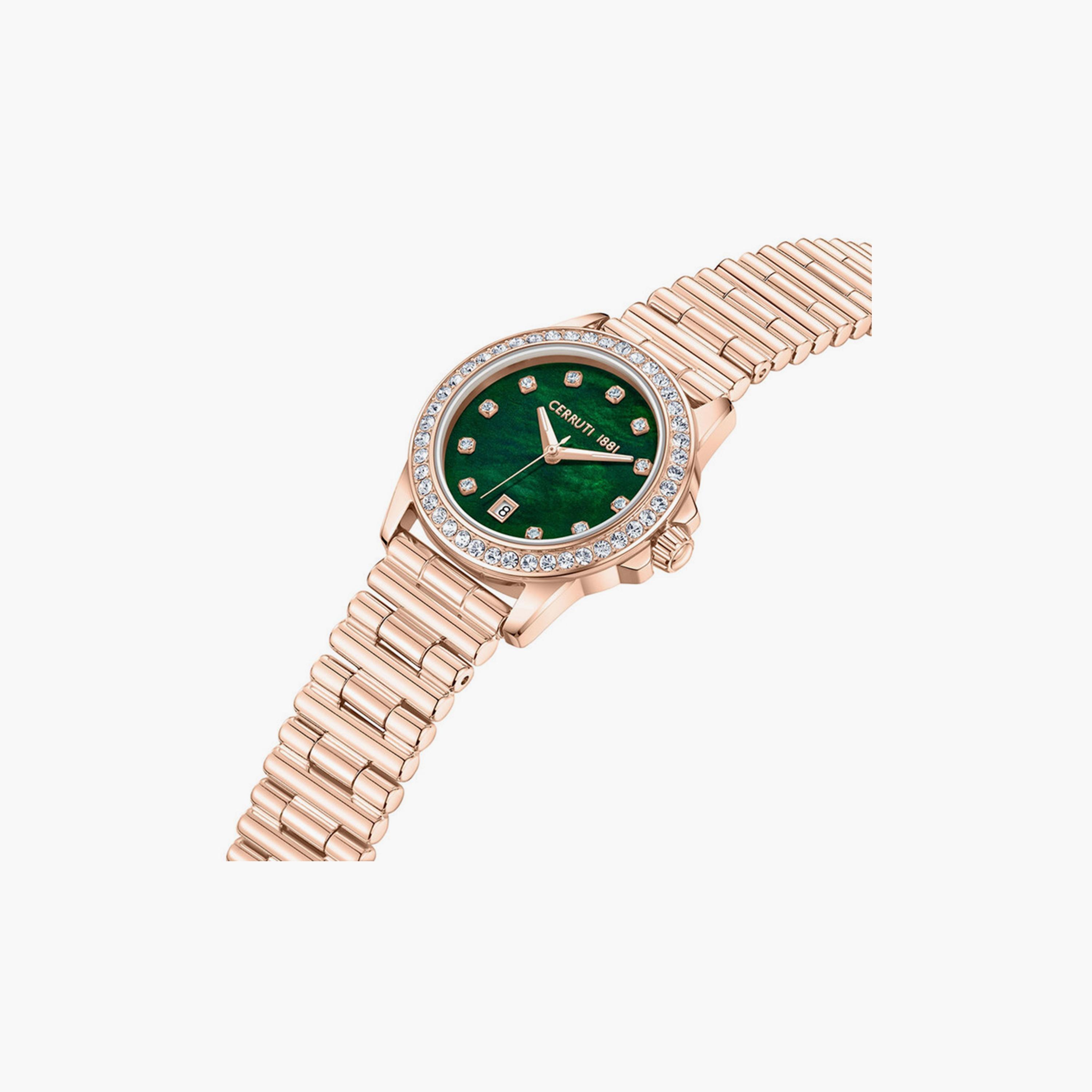 ساعة للسيدات 30 ملم أنالوج ستانلس ستيل ذهبي وردي من شيروتي 1881| CIWLH0051903-women-watchesandjewellery-watches-image-2