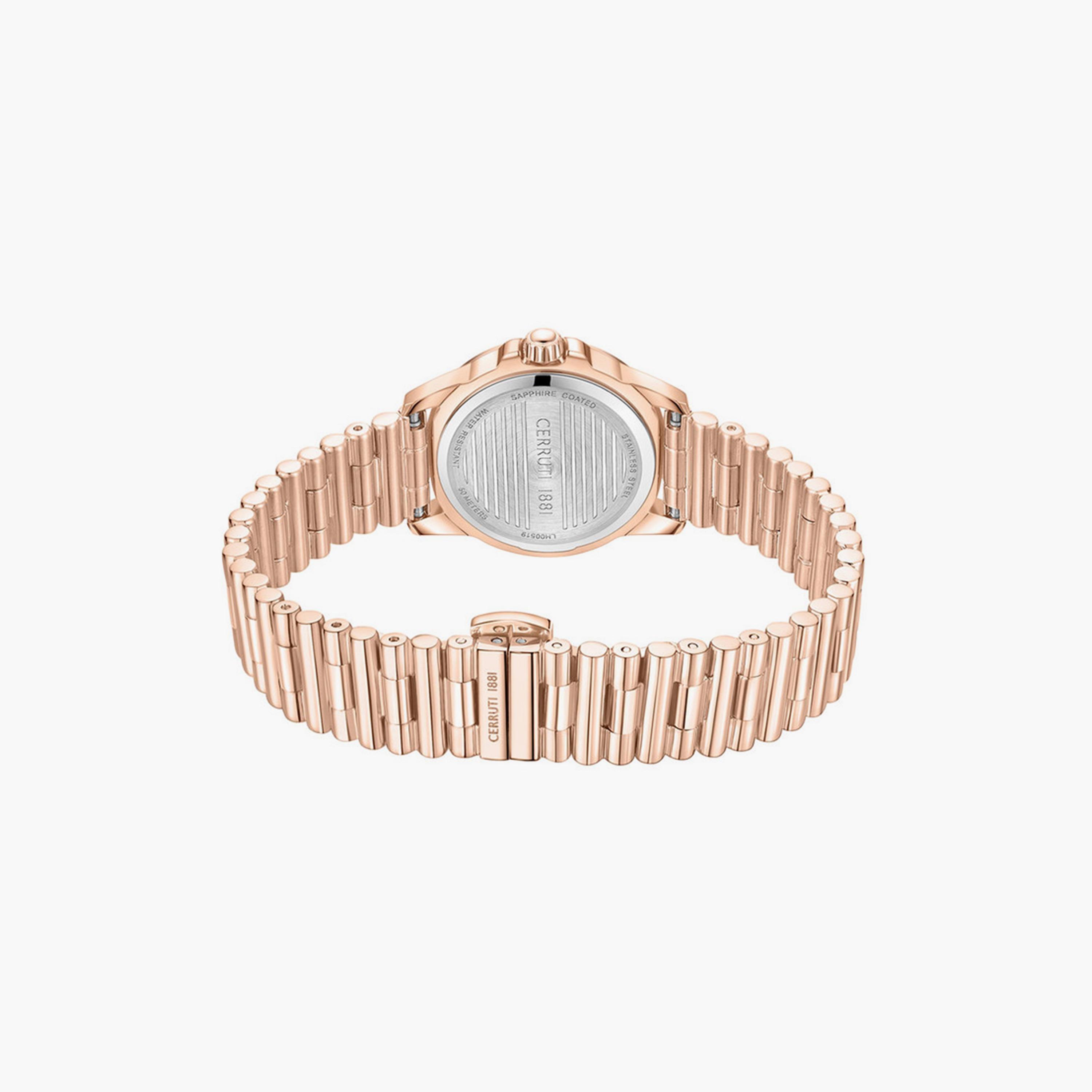 ساعة للسيدات 30 ملم أنالوج ستانلس ستيل ذهبي وردي من شيروتي 1881| CIWLH0051903-women-watchesandjewellery-watches-image-3
