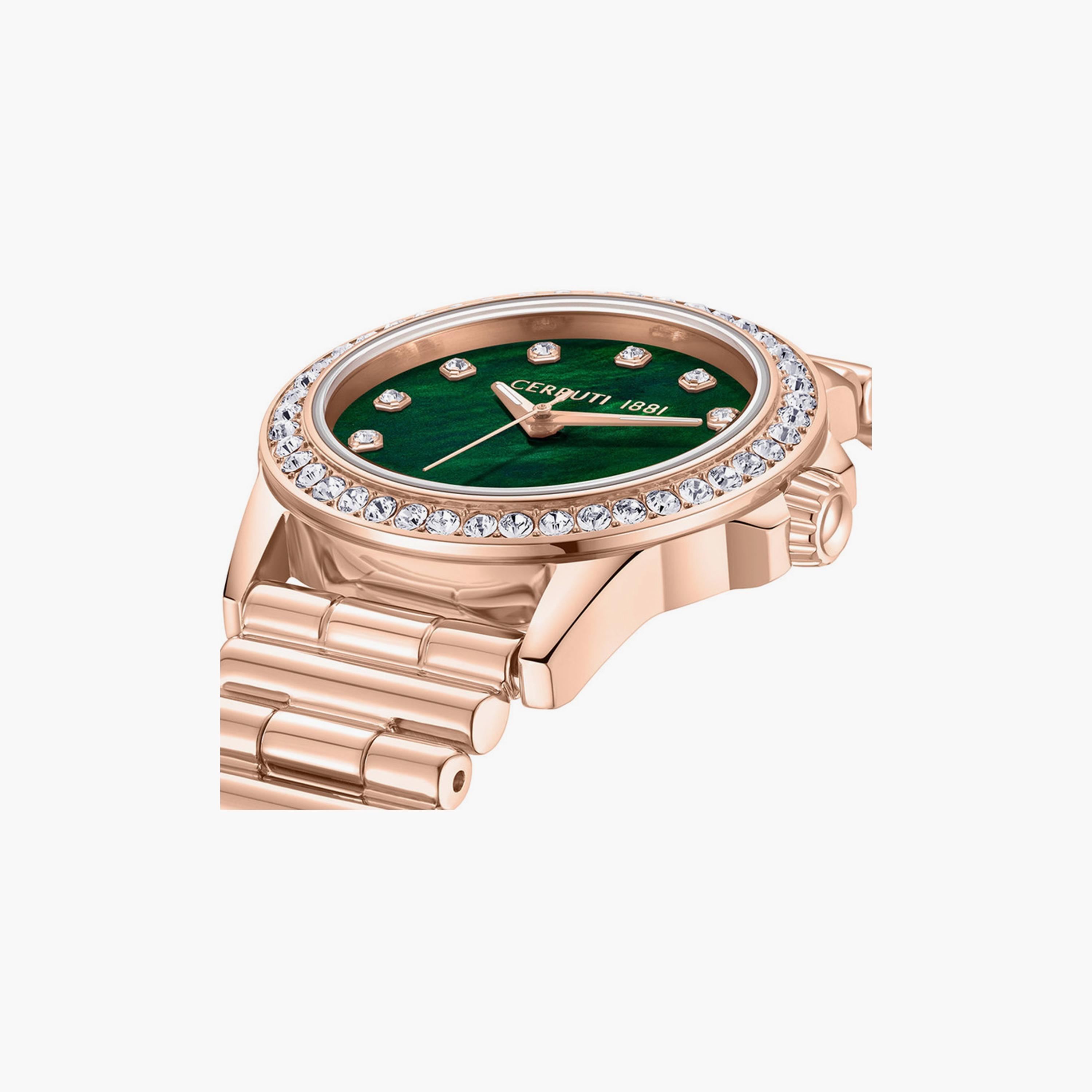 ساعة للسيدات 30 ملم أنالوج ستانلس ستيل ذهبي وردي من شيروتي 1881| CIWLH0051903-women-watchesandjewellery-watches-image-4