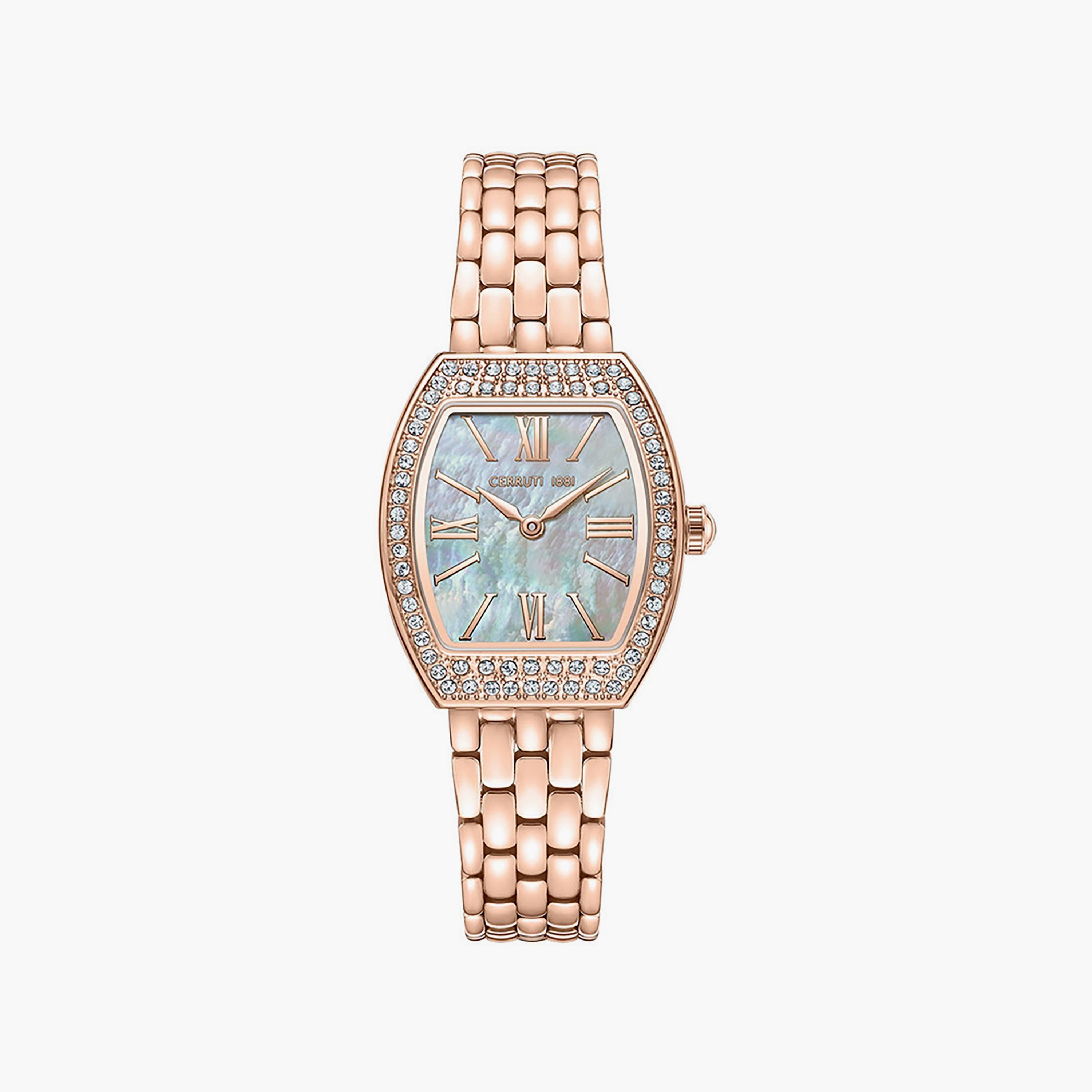 ساعة للسيدات 36 ملم أنالوج ستانلس ستيل ذهبي وردي من شيروتي 1881| CIWLG0052002-women-watchesandjewellery-watches-image-1