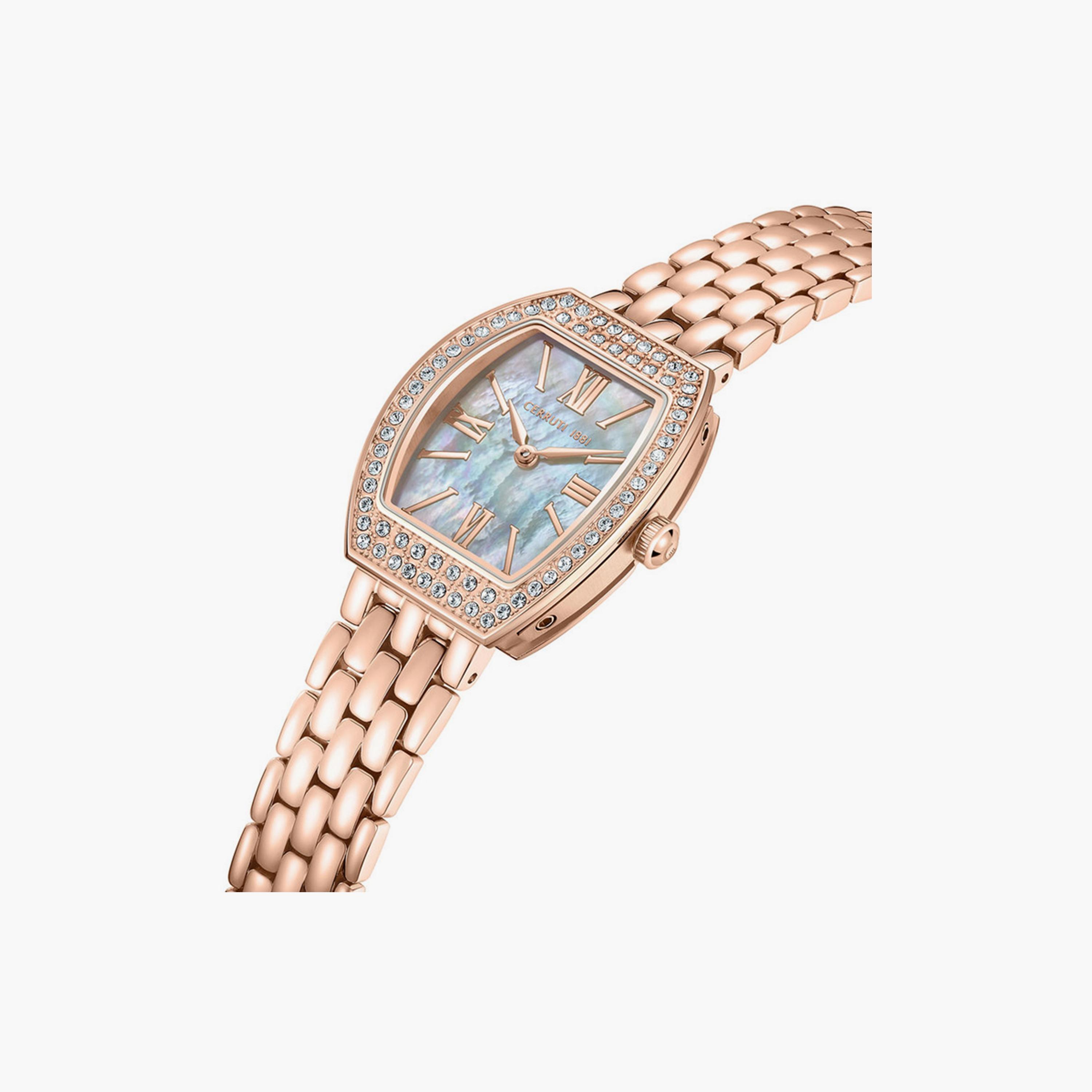 ساعة للسيدات 36 ملم أنالوج ستانلس ستيل ذهبي وردي من شيروتي 1881| CIWLG0052002-women-watchesandjewellery-watches-image-2