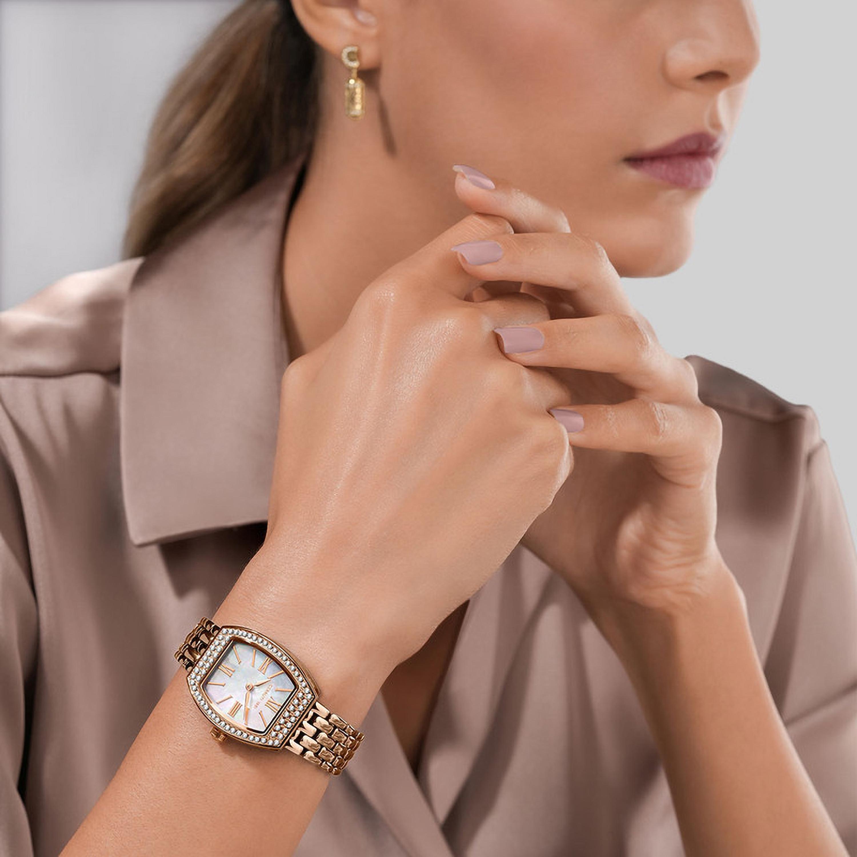 ساعة للسيدات 36 ملم أنالوج ستانلس ستيل ذهبي وردي من شيروتي 1881| CIWLG0052002-women-watchesandjewellery-watches-image-5
