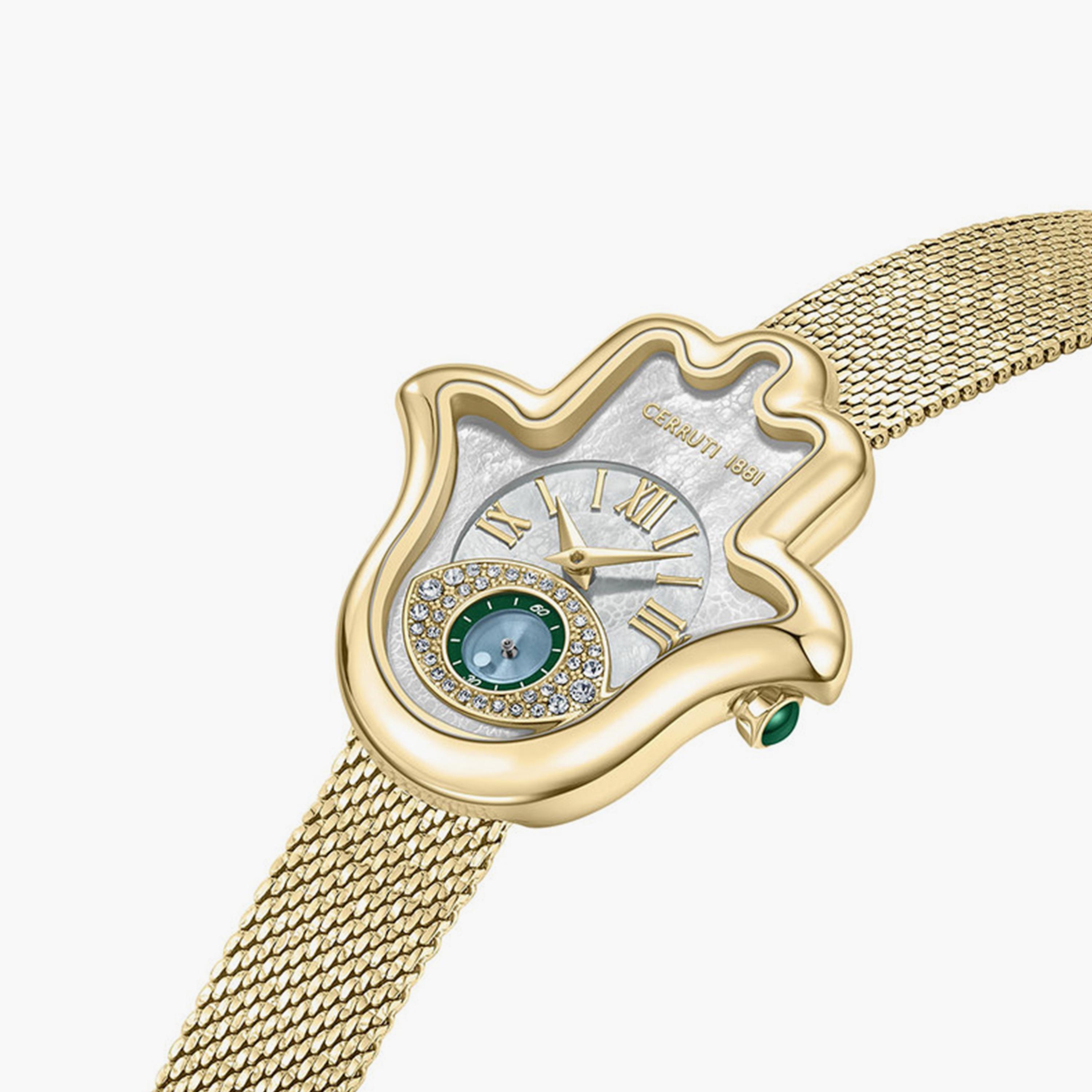 ساعة للسيدات 38 ملم أنالوج ستانلس ستيل ذهبي من شيروتي 1881| CIWLK0052301-women-watchesandjewellery-watches-image-2