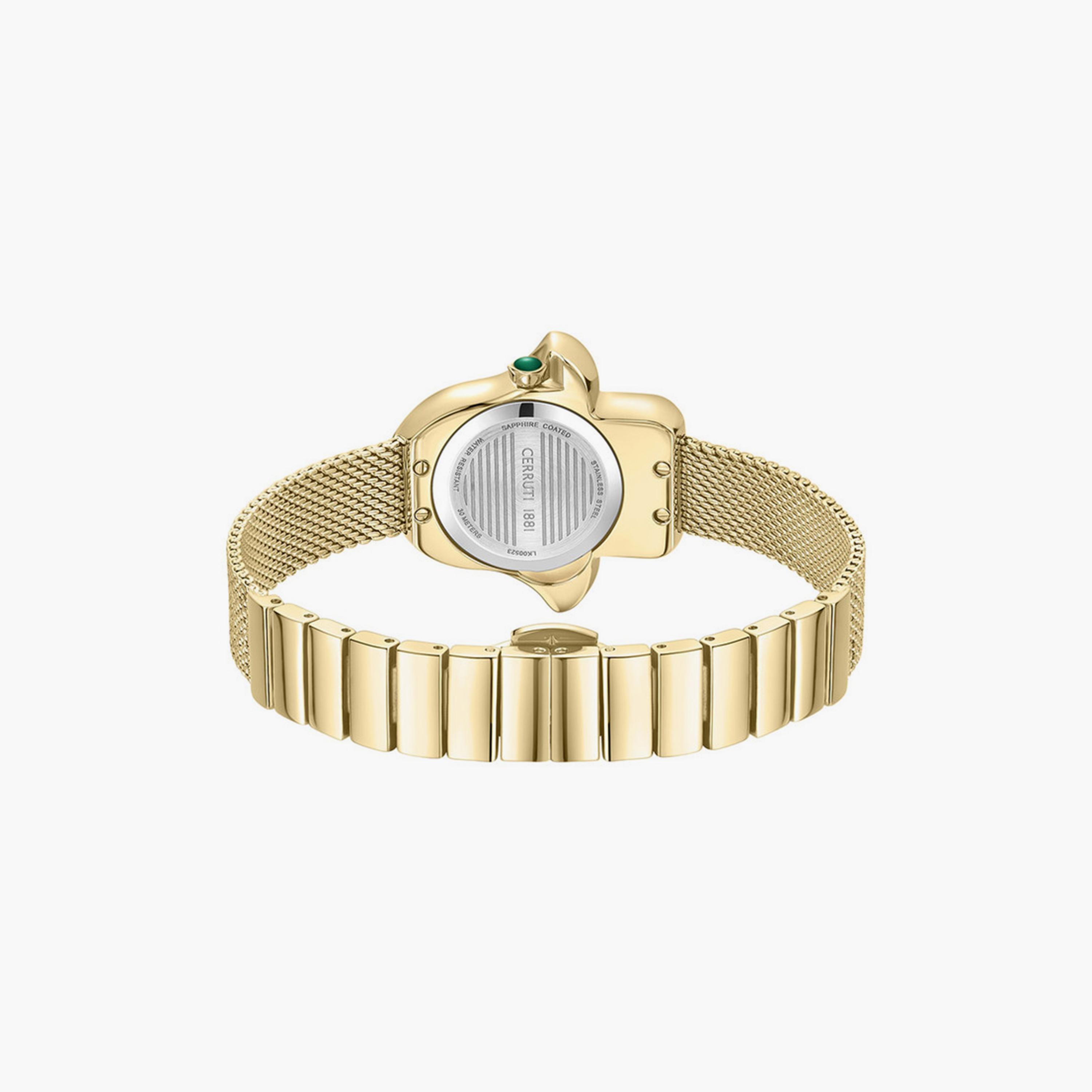 ساعة للسيدات 38 ملم أنالوج ستانلس ستيل ذهبي من شيروتي 1881| CIWLK0052301-women-watchesandjewellery-watches-image-3