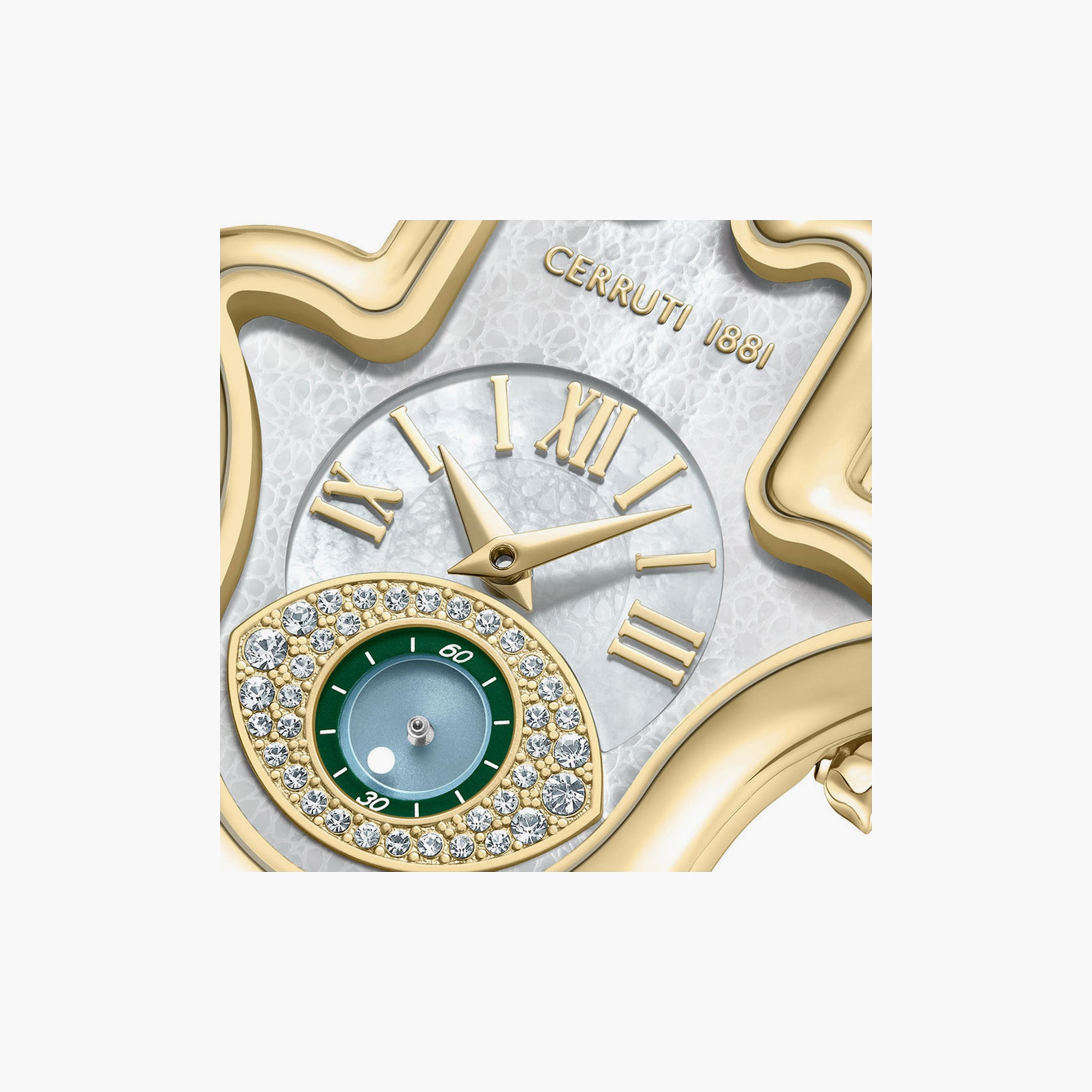 ساعة للسيدات 38 ملم أنالوج ستانلس ستيل ذهبي من شيروتي 1881| CIWLK0052301-women-watchesandjewellery-watches-image-4