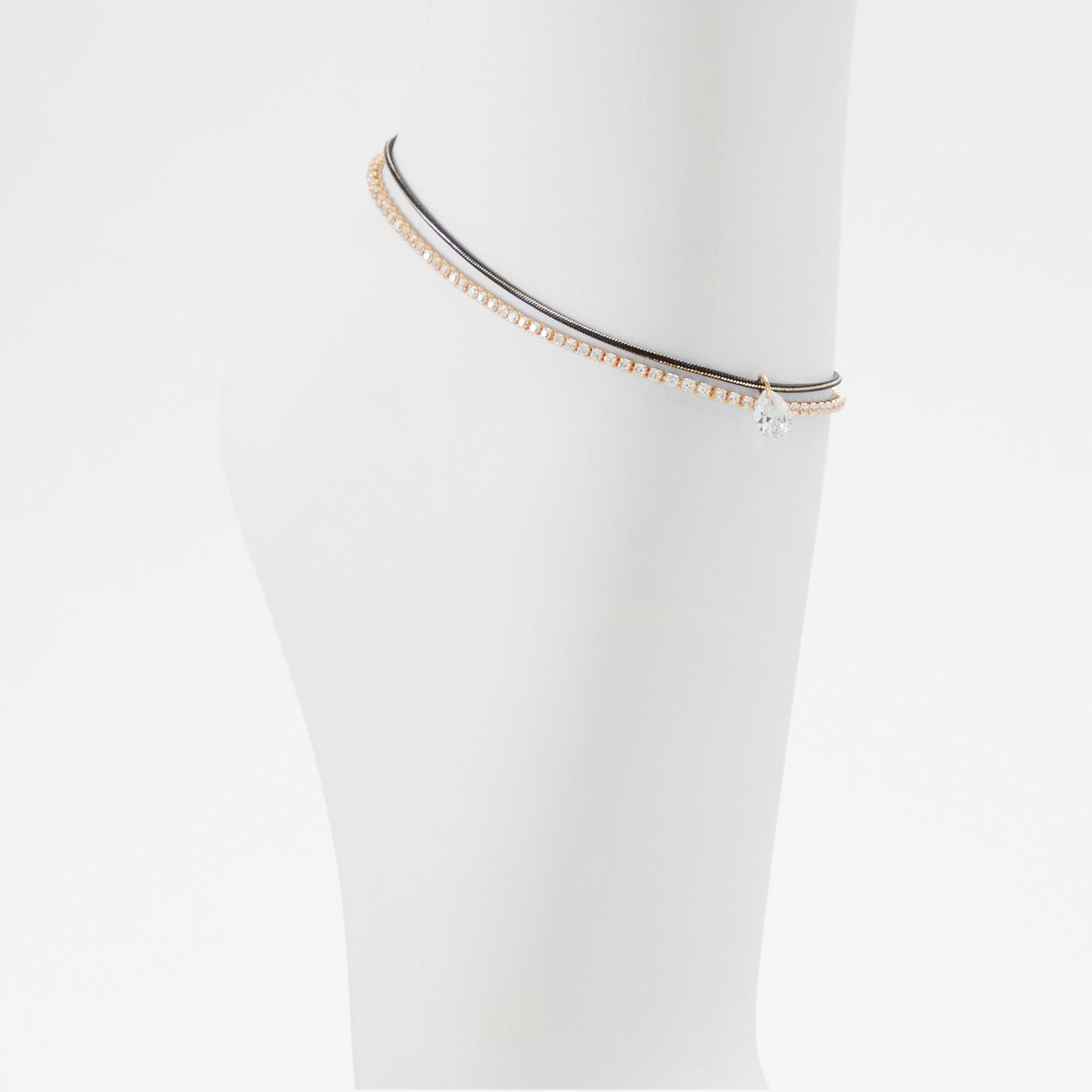 سوار كاحل نسائي من ألدو بيلاجون باللونين الأسود والذهبي  |  23PELAGON-women-watchesandjewellery-jewellery-anklets-image-1