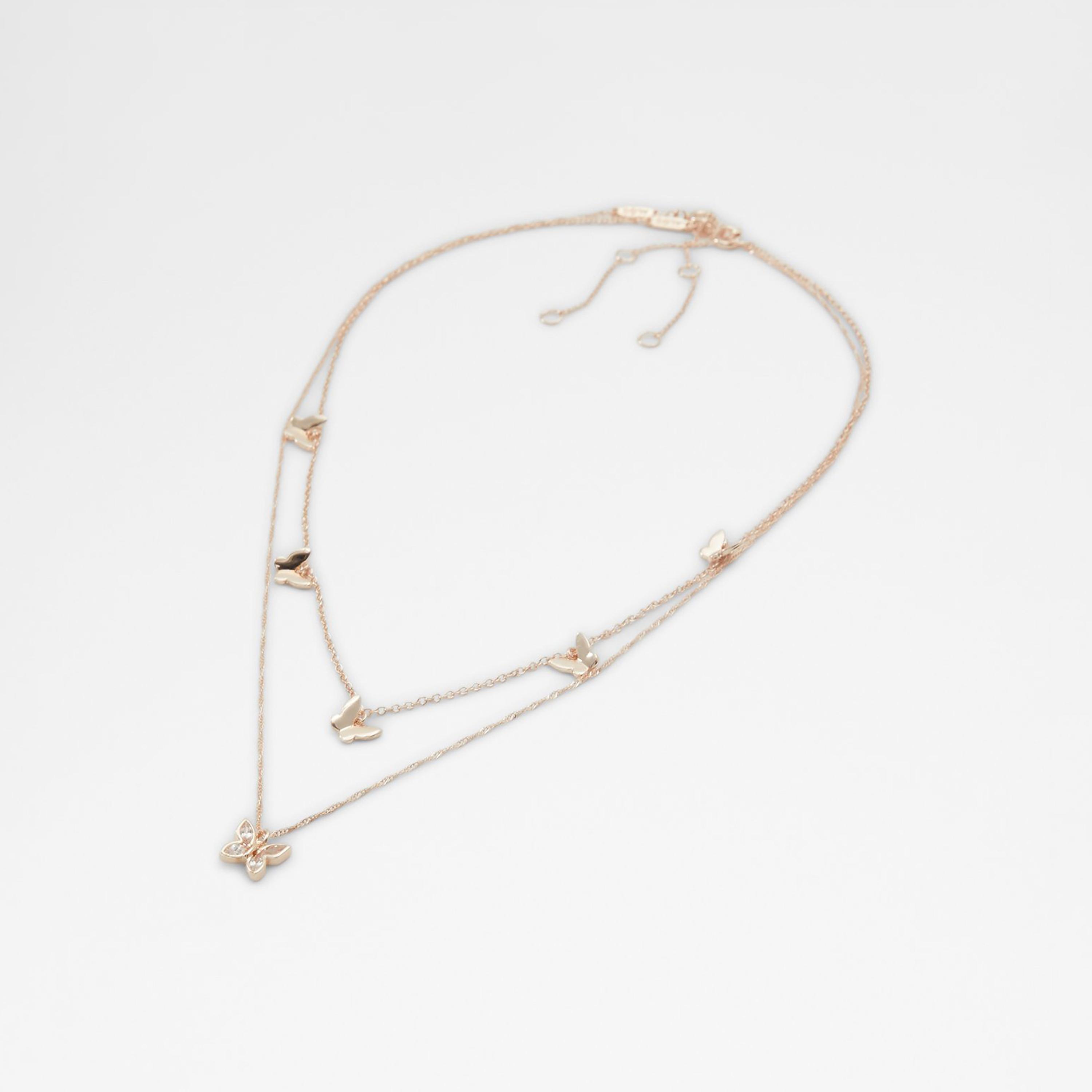 قلادة معلقة نسائية من ألدو فاريكليا باللون الذهبي الوردي سادة بمقاس واحد  |  23FARECLYA-women-watchesandjewellery-jewellery-necklacesandpendants-image-1