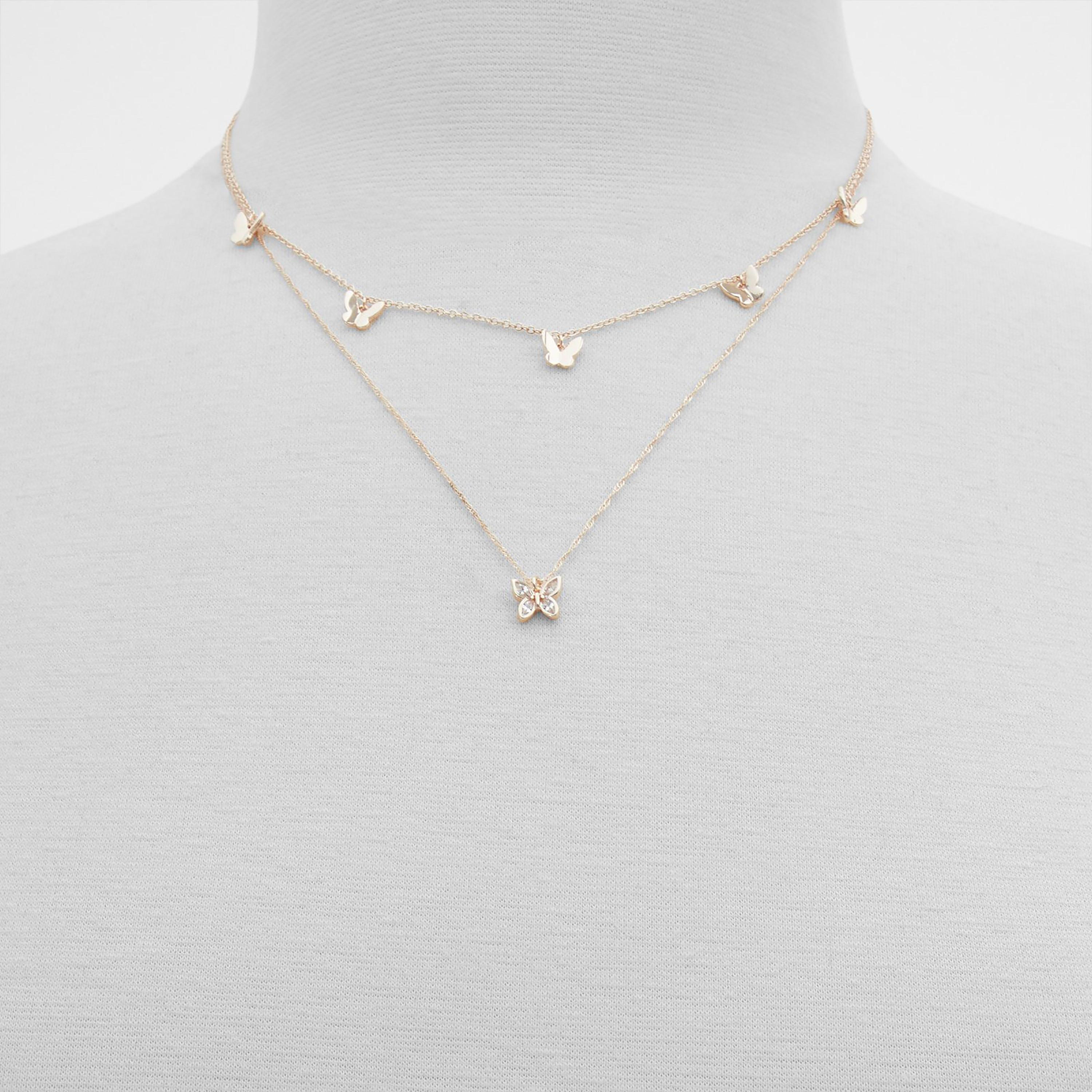 قلادة معلقة نسائية من ألدو فاريكليا باللون الذهبي الوردي سادة بمقاس واحد  |  23FARECLYA-women-watchesandjewellery-jewellery-necklacesandpendants-image-2
