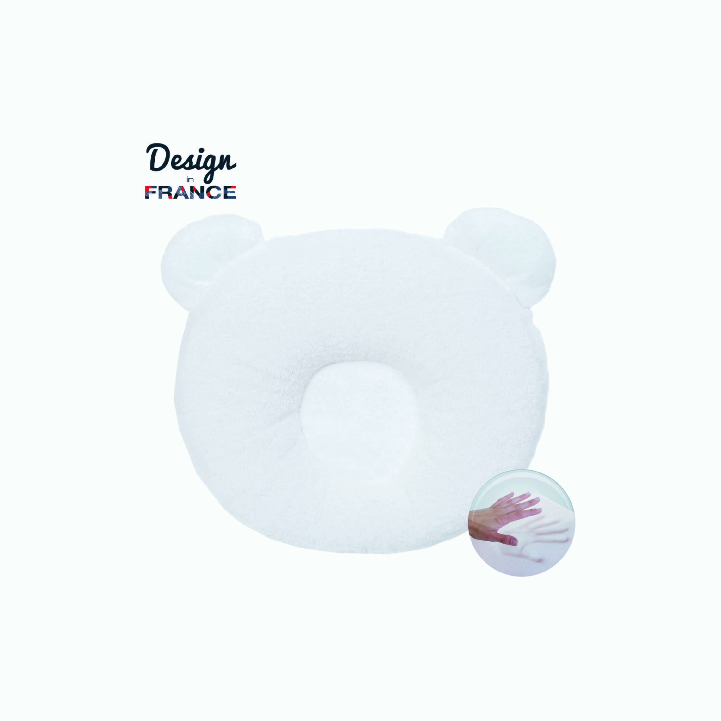 Candide P'tit Panda Memory Foam Anti-Flat Pillow-baby-nursery-babybedding-image-2