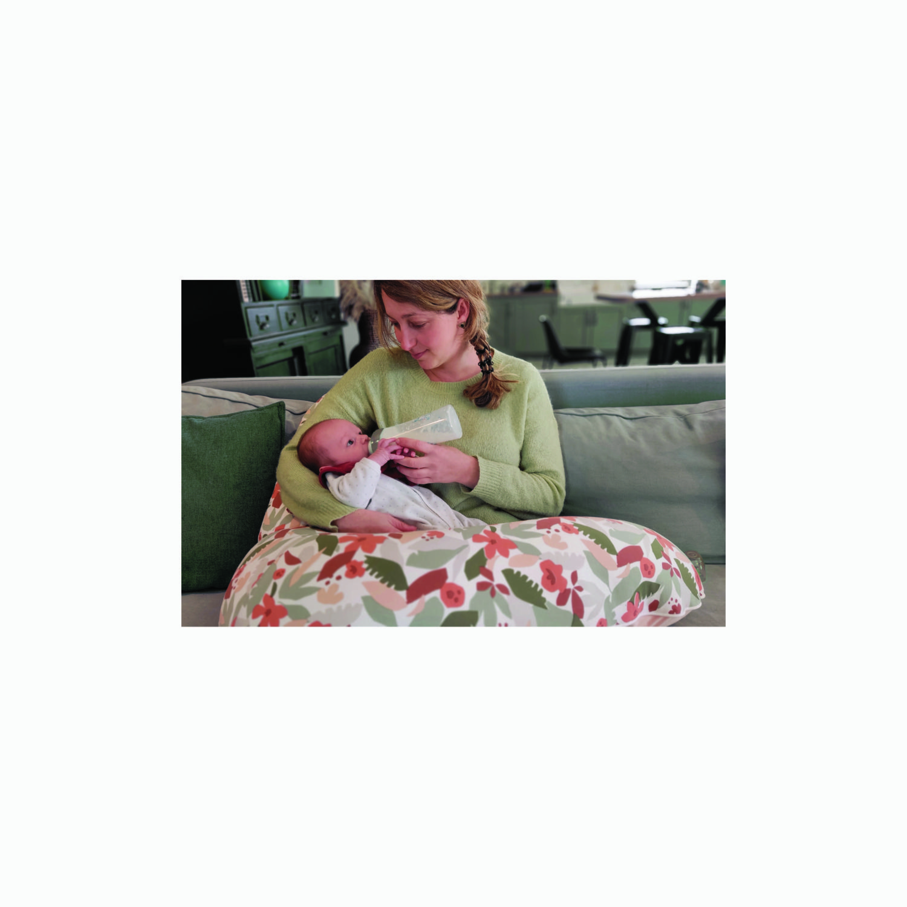 Candide 2-In-1 Floral Printed Maternity & Nursing Pillow-baby-feeding-breastfeedingandcare-image-5