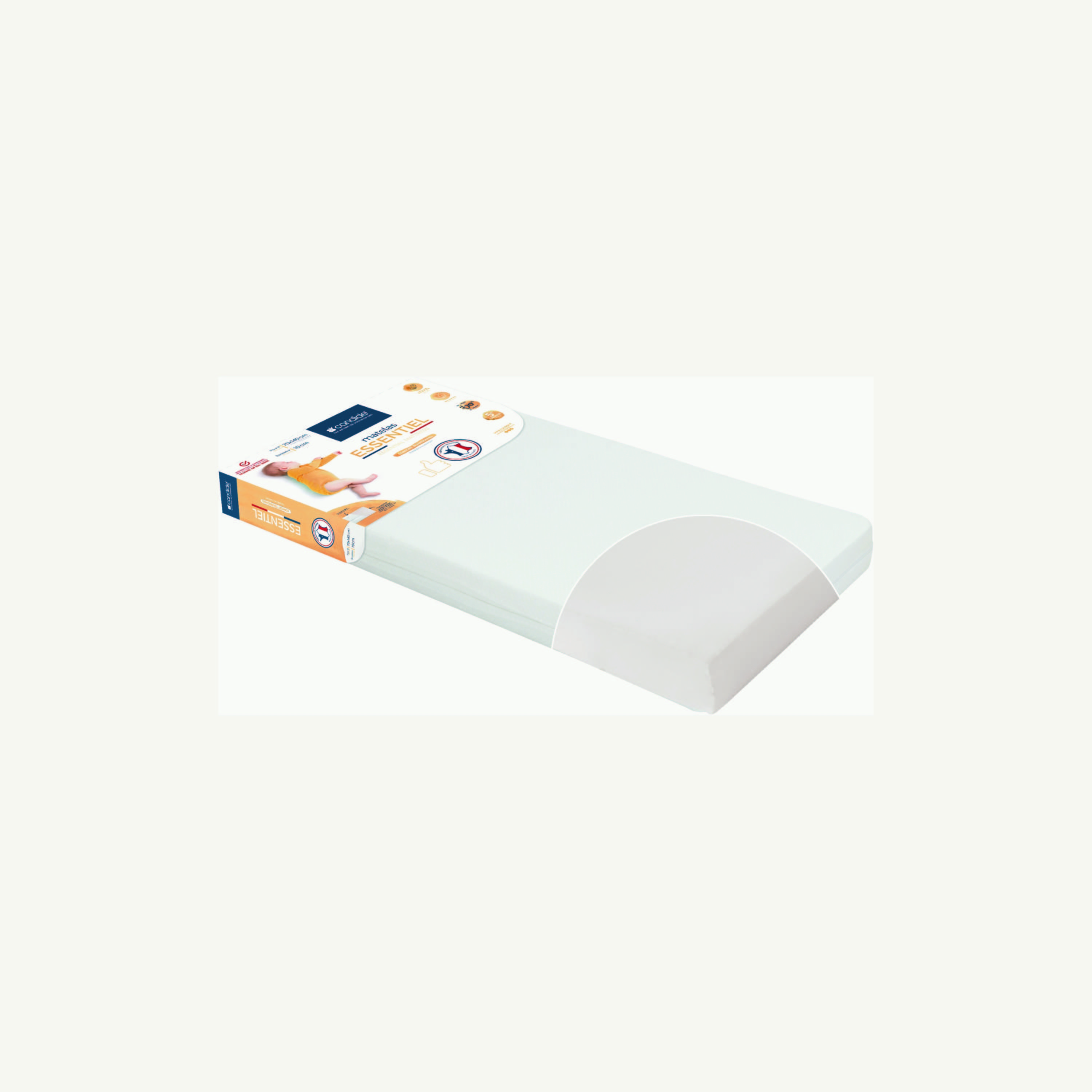 Candide Essential Mattress with Removable Cover-baby-nursery-mattresses-image-1