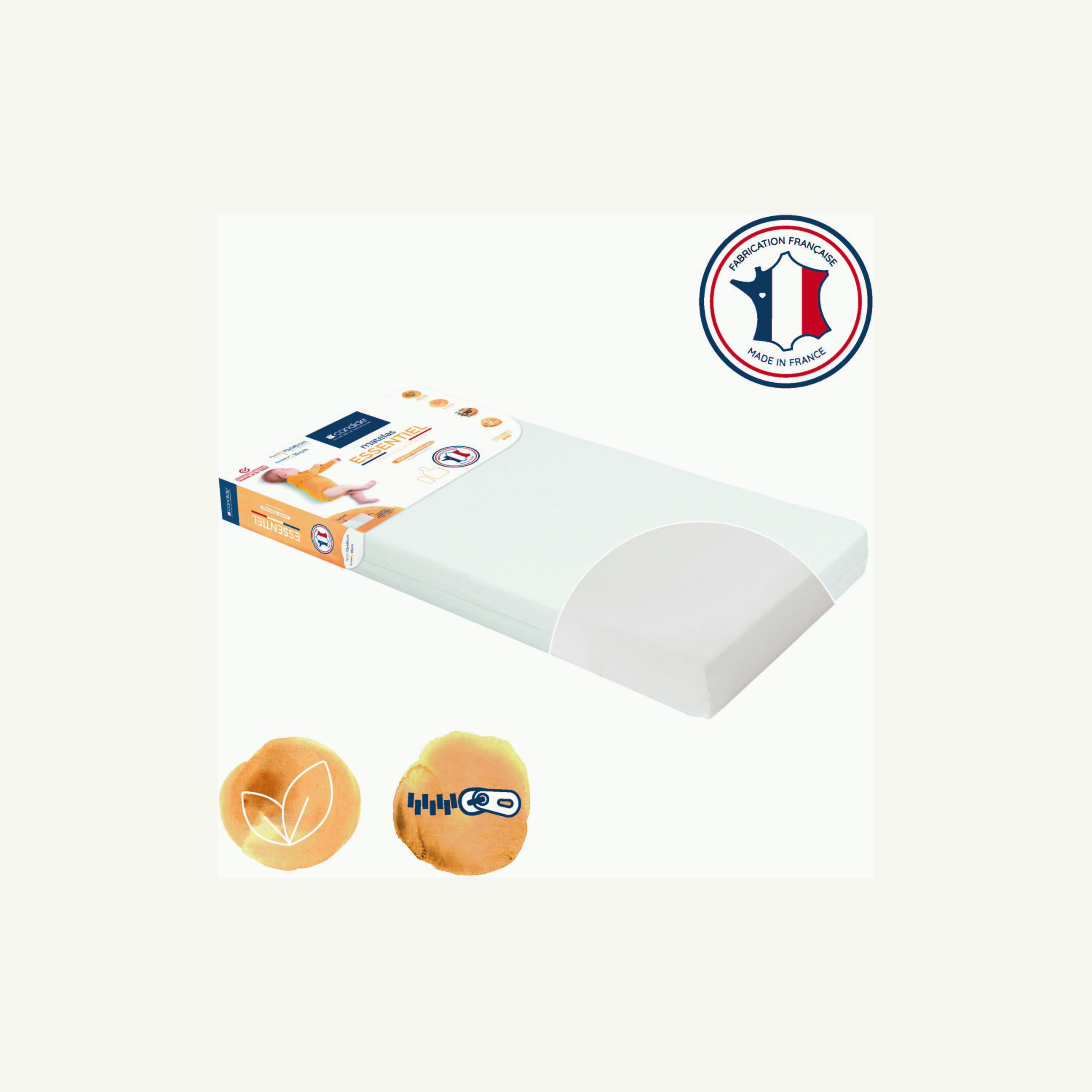 Candide Essential Mattress with Removable Cover-baby-nursery-mattresses-image-2