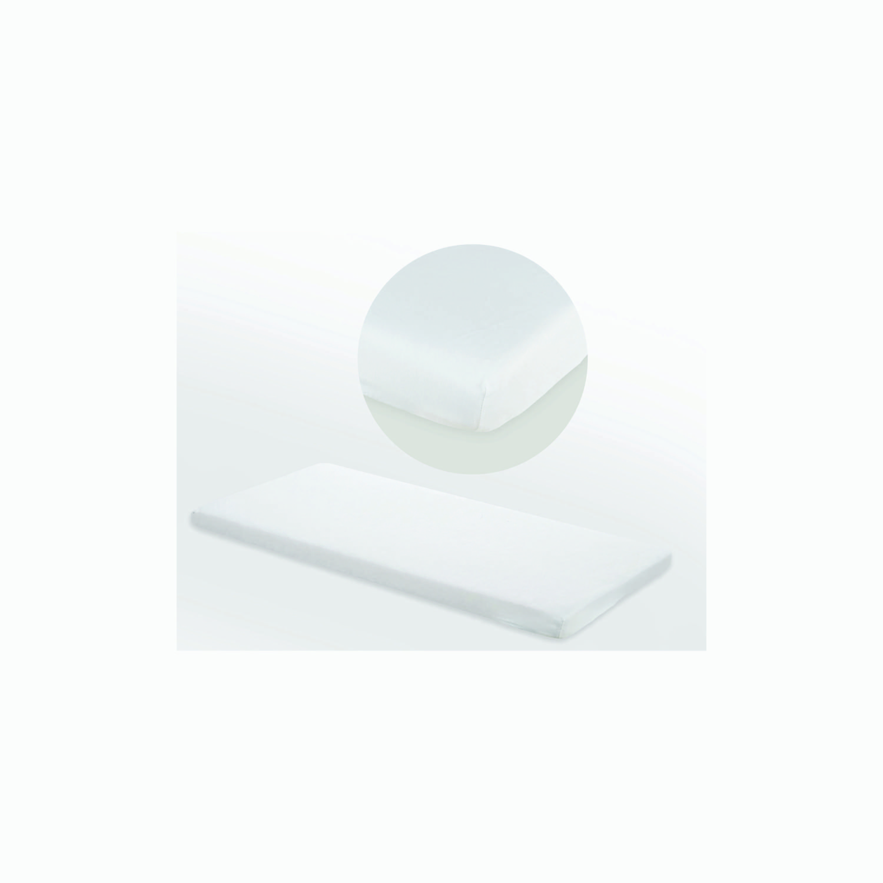 Candide Jersey Cotton Fitted Sheet - White-baby-nursery-babybedding-image-2