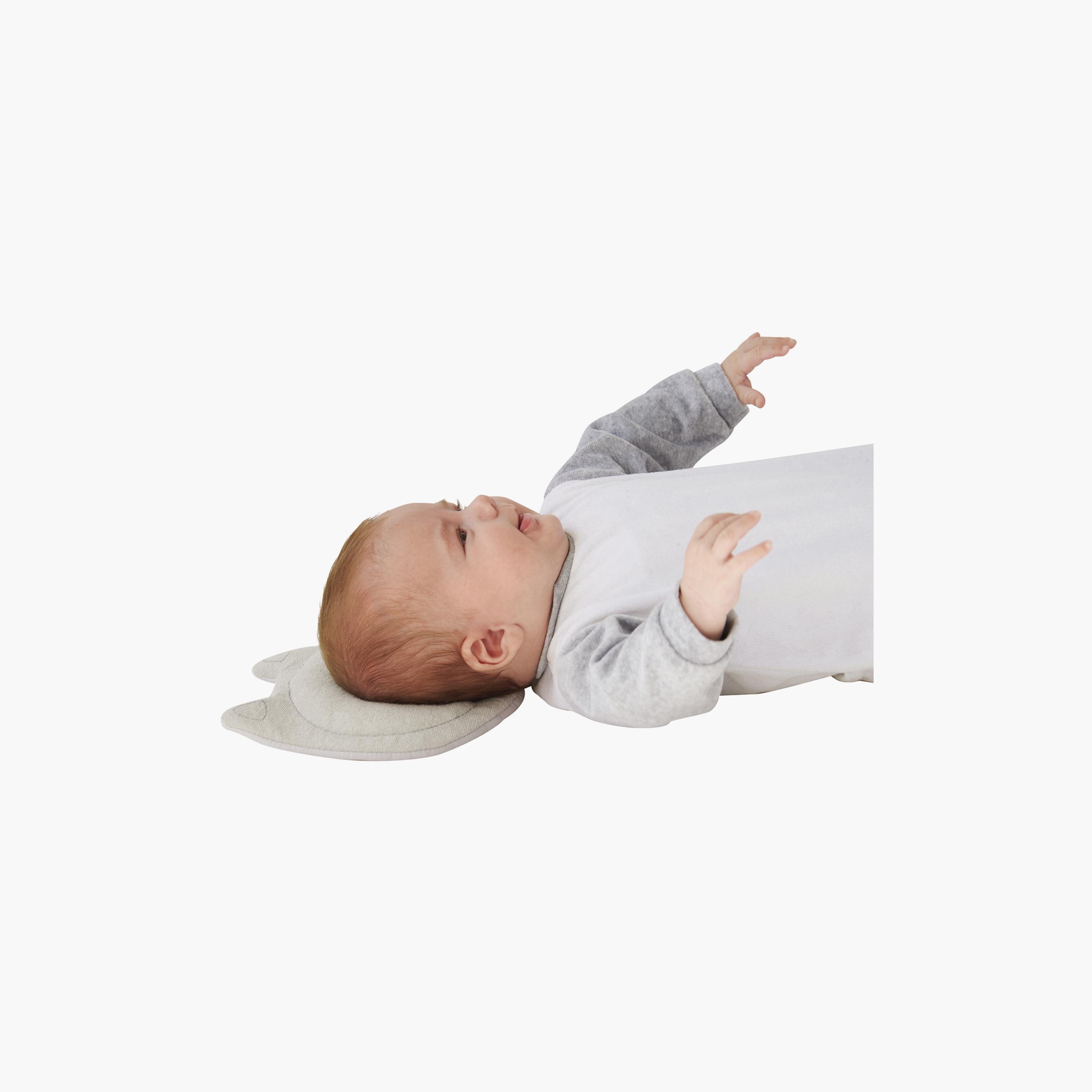 Tineo Headrest Shaper Baby Infant Pillow - Little Wolf - Grey-baby-nursery-babybedding-image-2