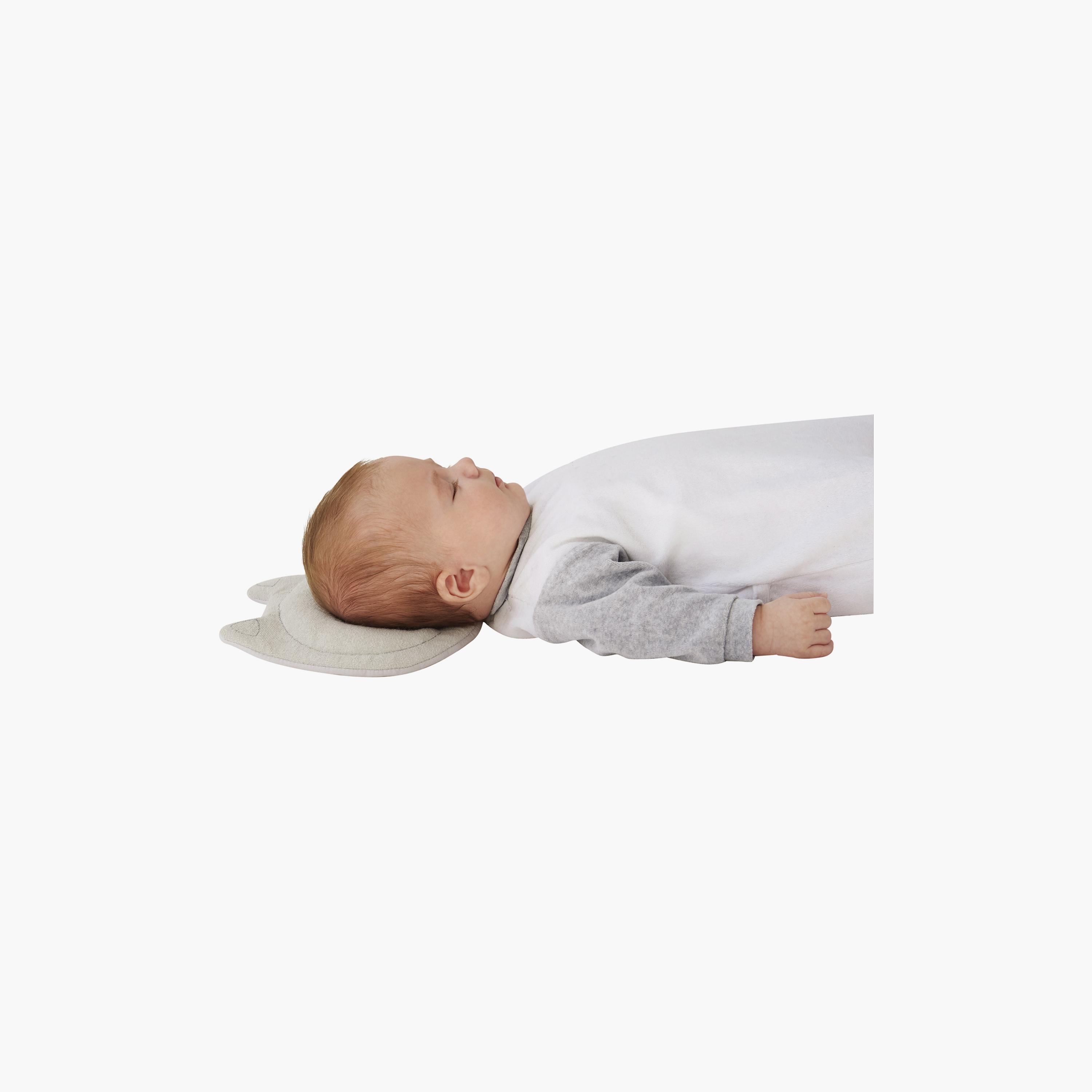 Tineo Headrest Shaper Baby Infant Pillow - Little Wolf - Grey-baby-nursery-babybedding-image-3