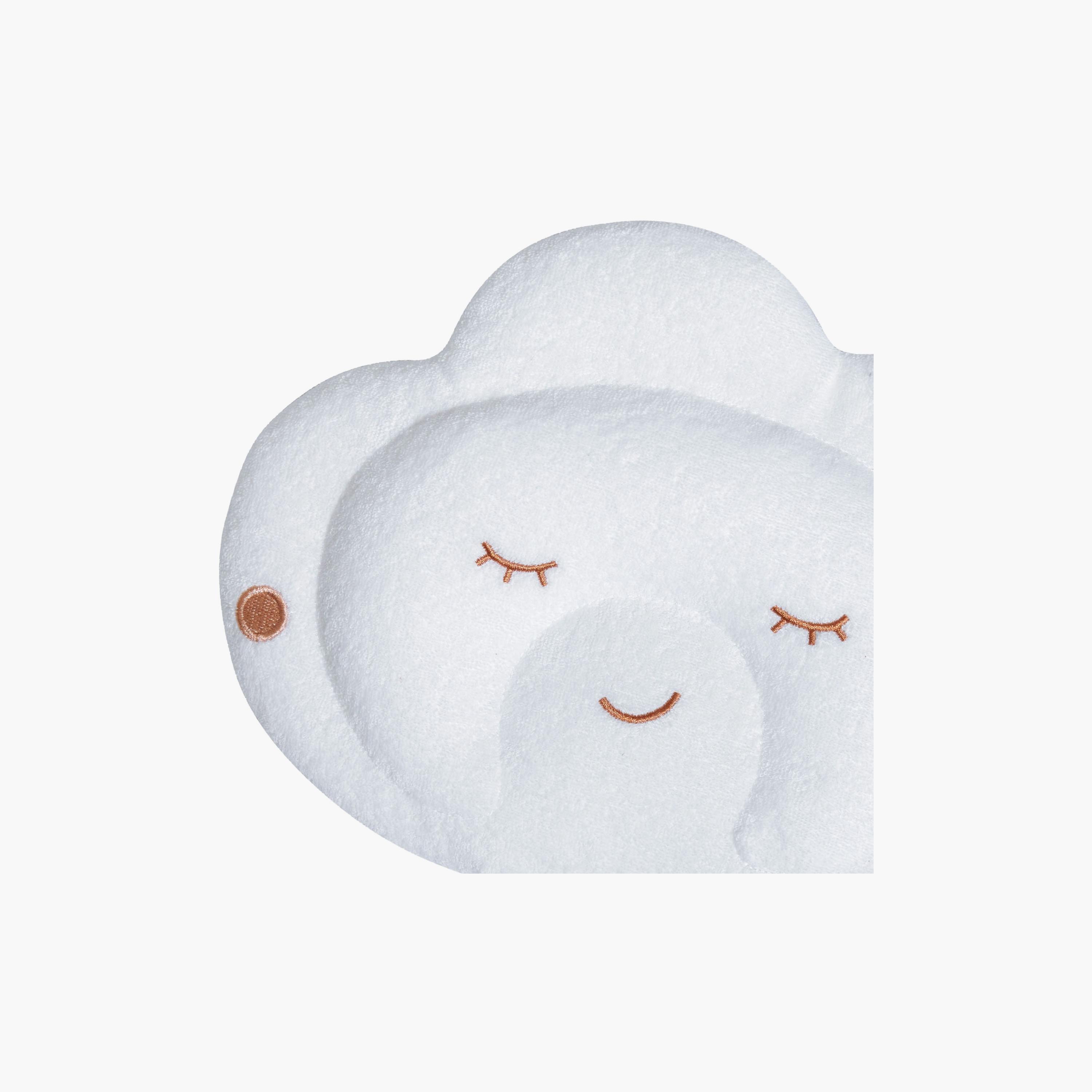 Tineo Headrest Shaper Baby Infant Pillow - Cloudy - White-baby-nursery-babybedding-image-4