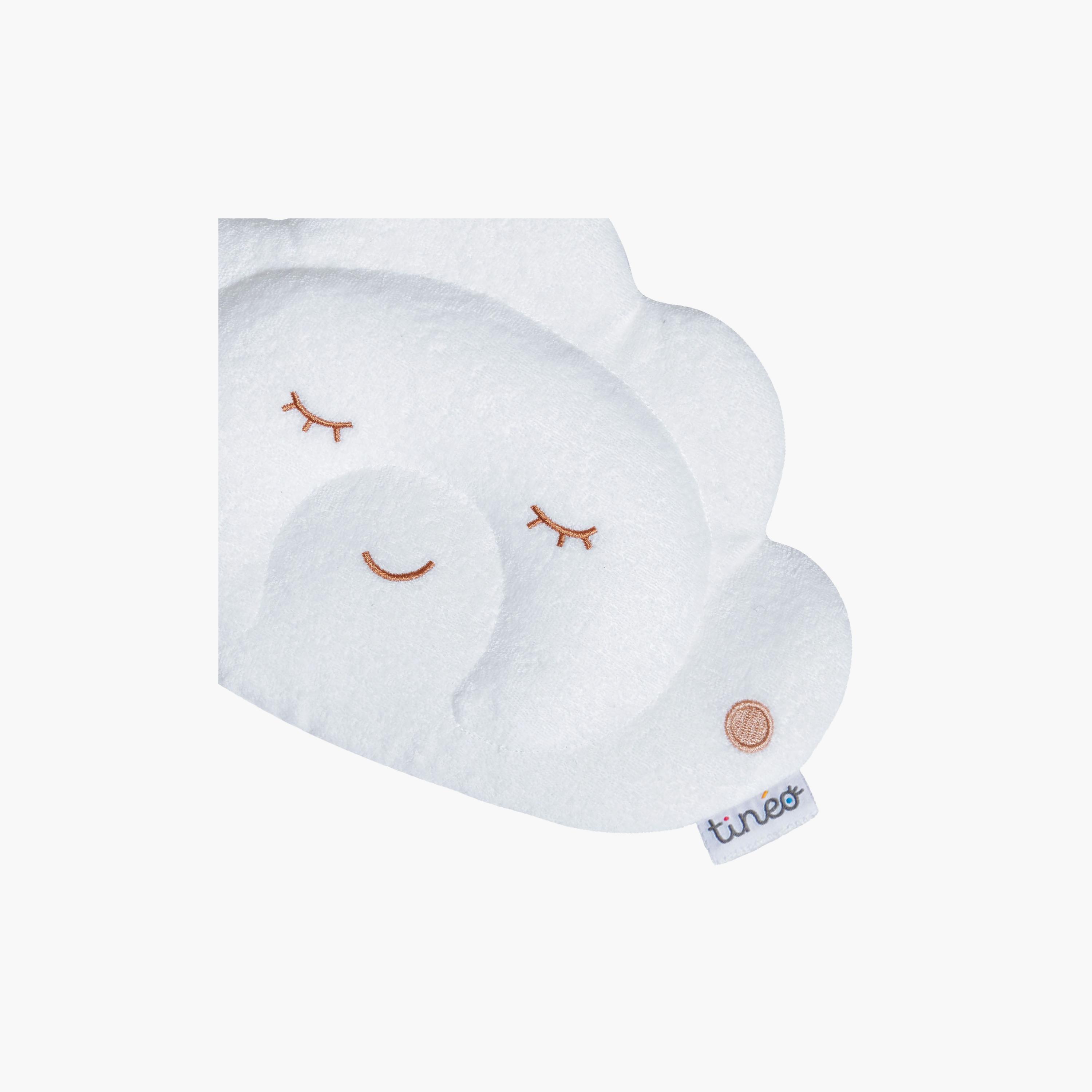 Tineo Headrest Shaper Baby Infant Pillow - Cloudy - White-baby-nursery-babybedding-image-5