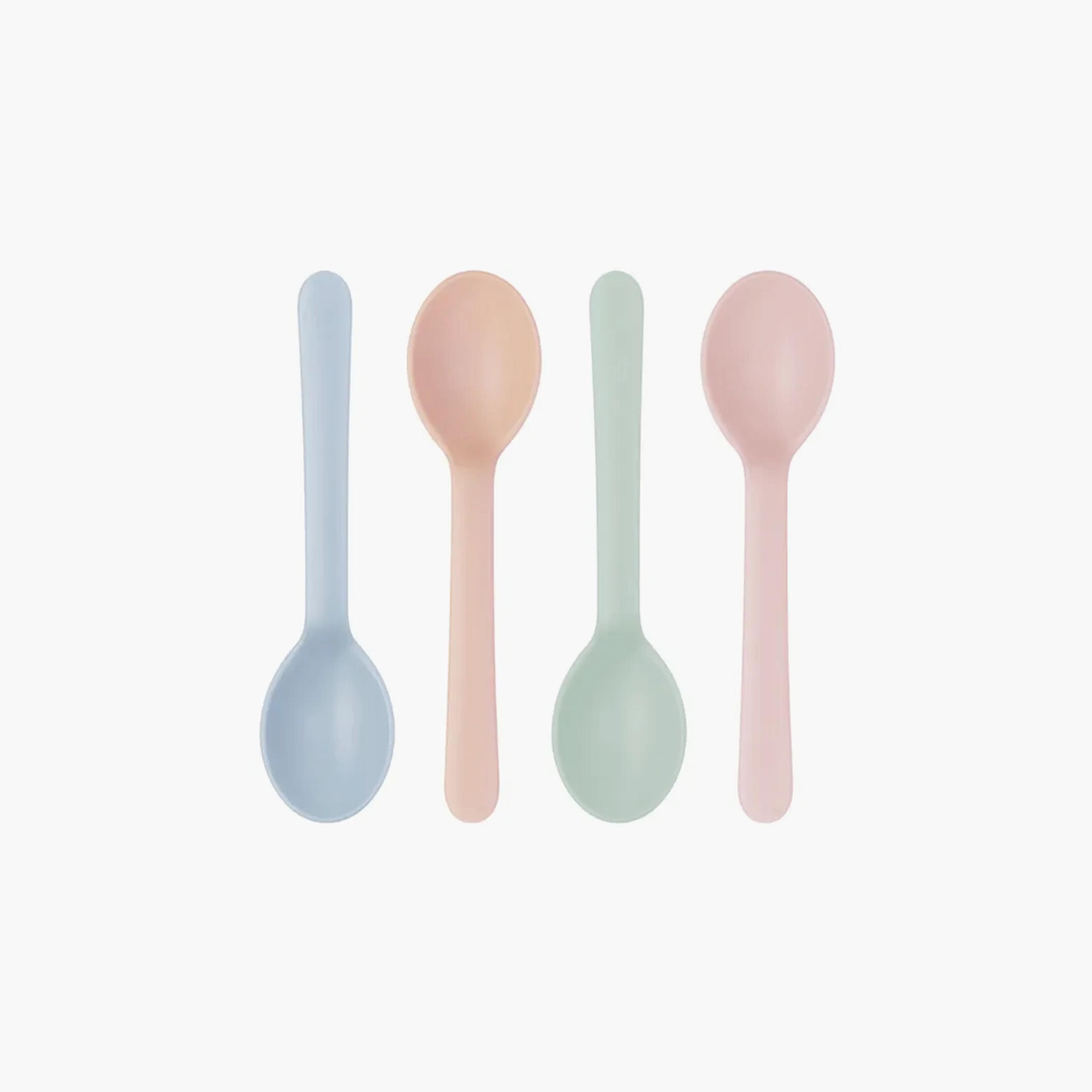طقم ملاعق أموري مكون من 4 قطع من إينوتشي - متعدد الألوان-baby-feeding-mealtimeessentials-image-1