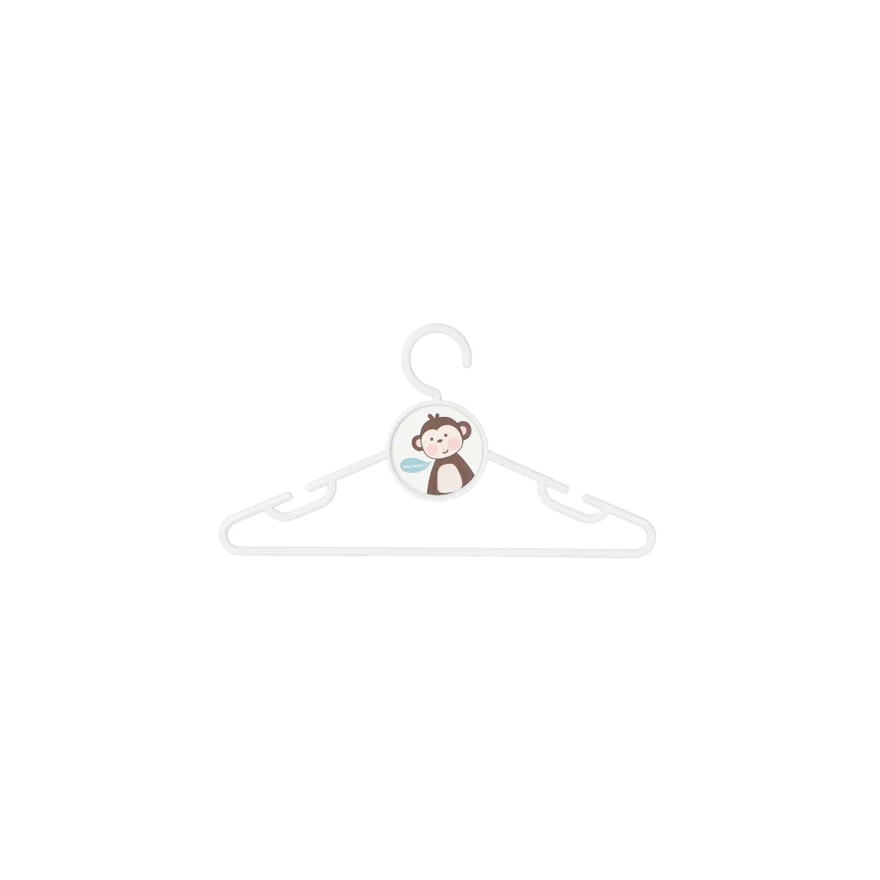 Inochi 5-Piece Hara Cloth Hangers Set - White-baby-nursery-furniture-wardrobesandstorage-image-1