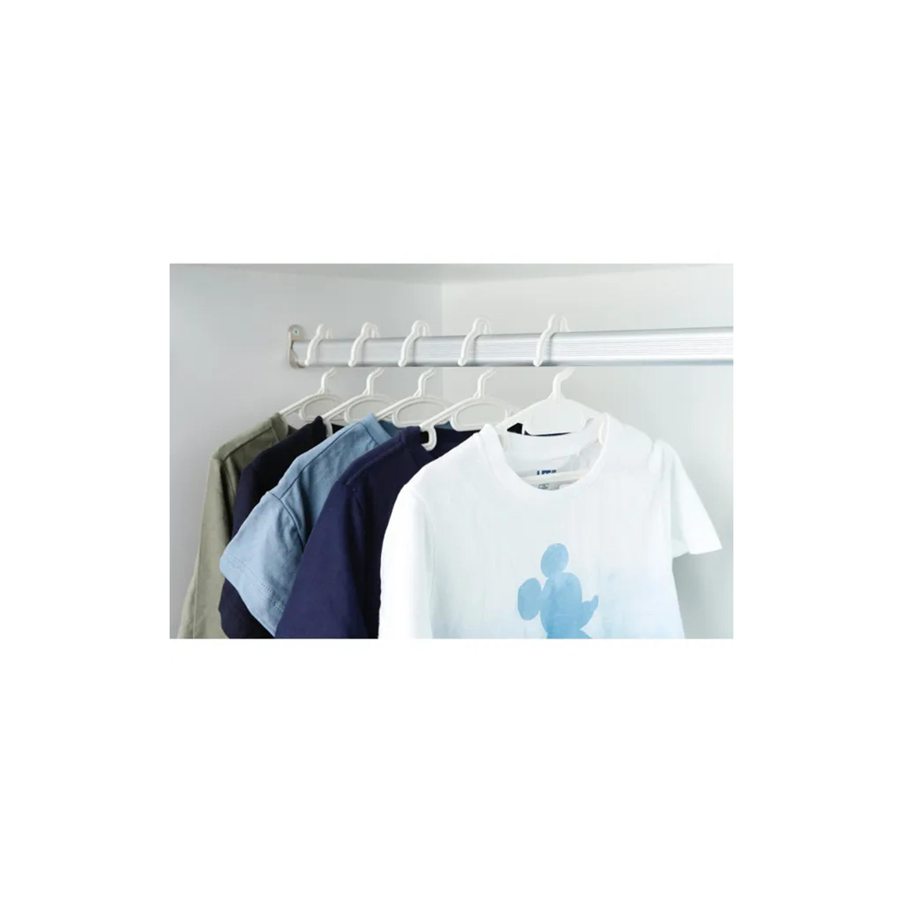 Inochi 10-Piece Hara Thin Cloth Hangers - Light Blue-baby-nursery-furniture-wardrobesandstorage-image-3