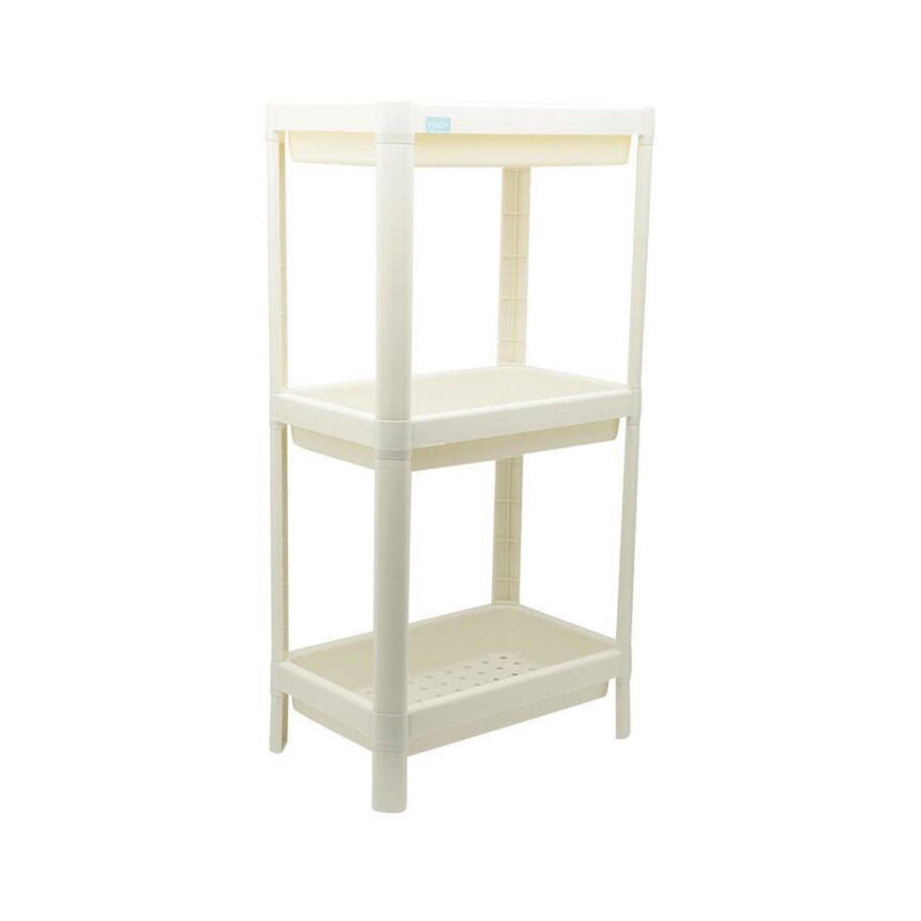 Inochi Tokyo 3-Tier Multi-Purpose Storage Shelf - Grey-baby-nursery-furniture-wardrobesandstorage-image-1