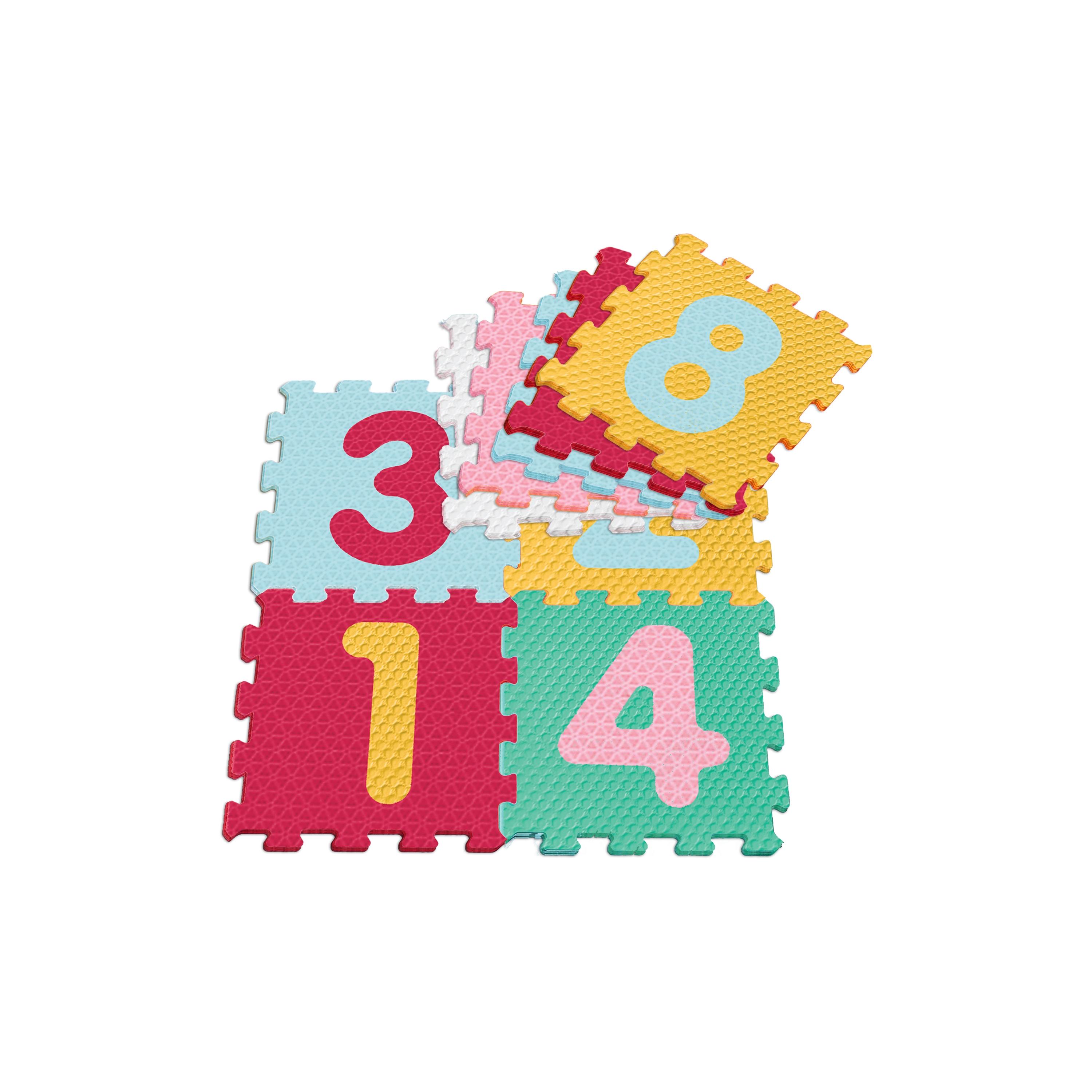 Sunta 9-Piece Mix Textured Numbers Puzzle Baby Mat - 96 x 96 cm-baby-infantactivity-playpensandplaymats-image-3