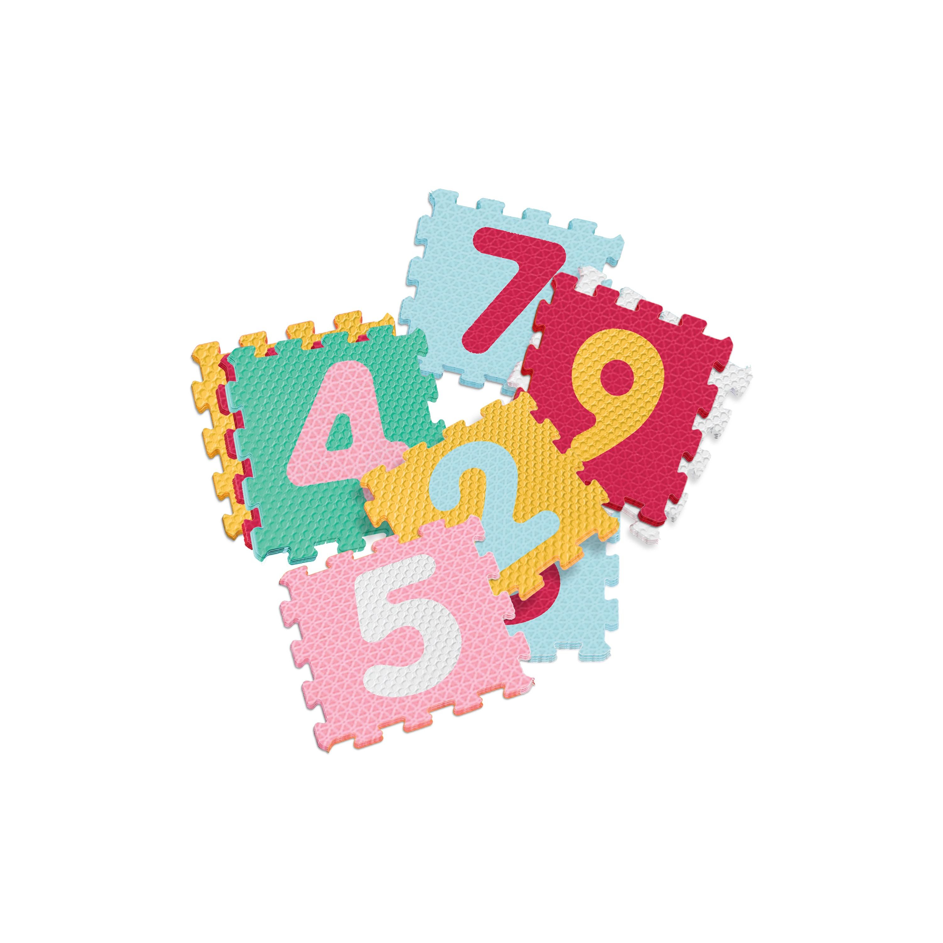 Sunta 9-Piece Mix Textured Numbers Puzzle Baby Mat - 96 x 96 cm-baby-infantactivity-playpensandplaymats-image-4