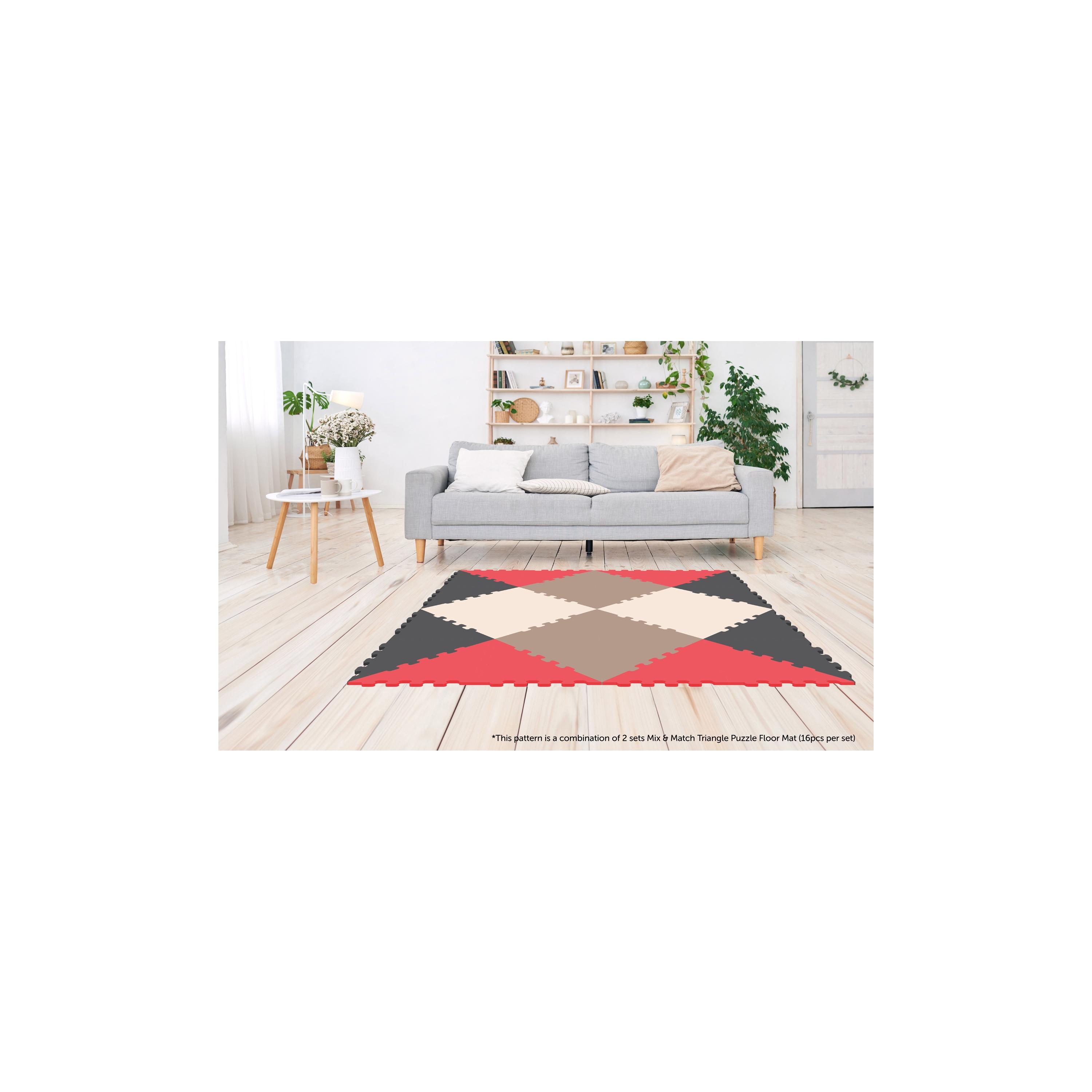 سجادة ألغاز أرضية مثلثة 16 قطعة 4 ألوان من سونتا - 122 × 62 سم-baby-infantactivity-playpensandplaymats-image-4