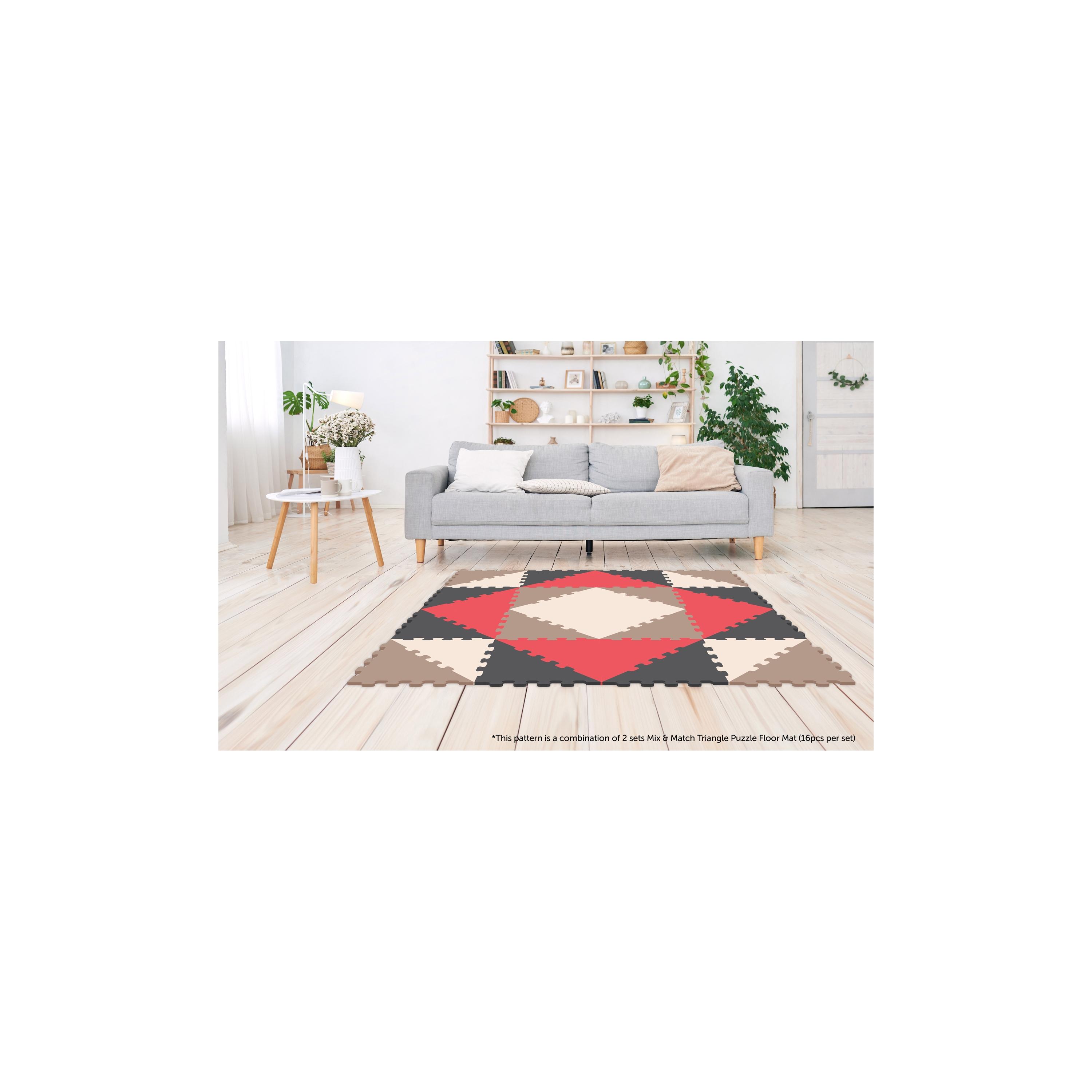 سجادة ألغاز أرضية مثلثة 16 قطعة 4 ألوان من سونتا - 122 × 62 سم-baby-infantactivity-playpensandplaymats-image-5