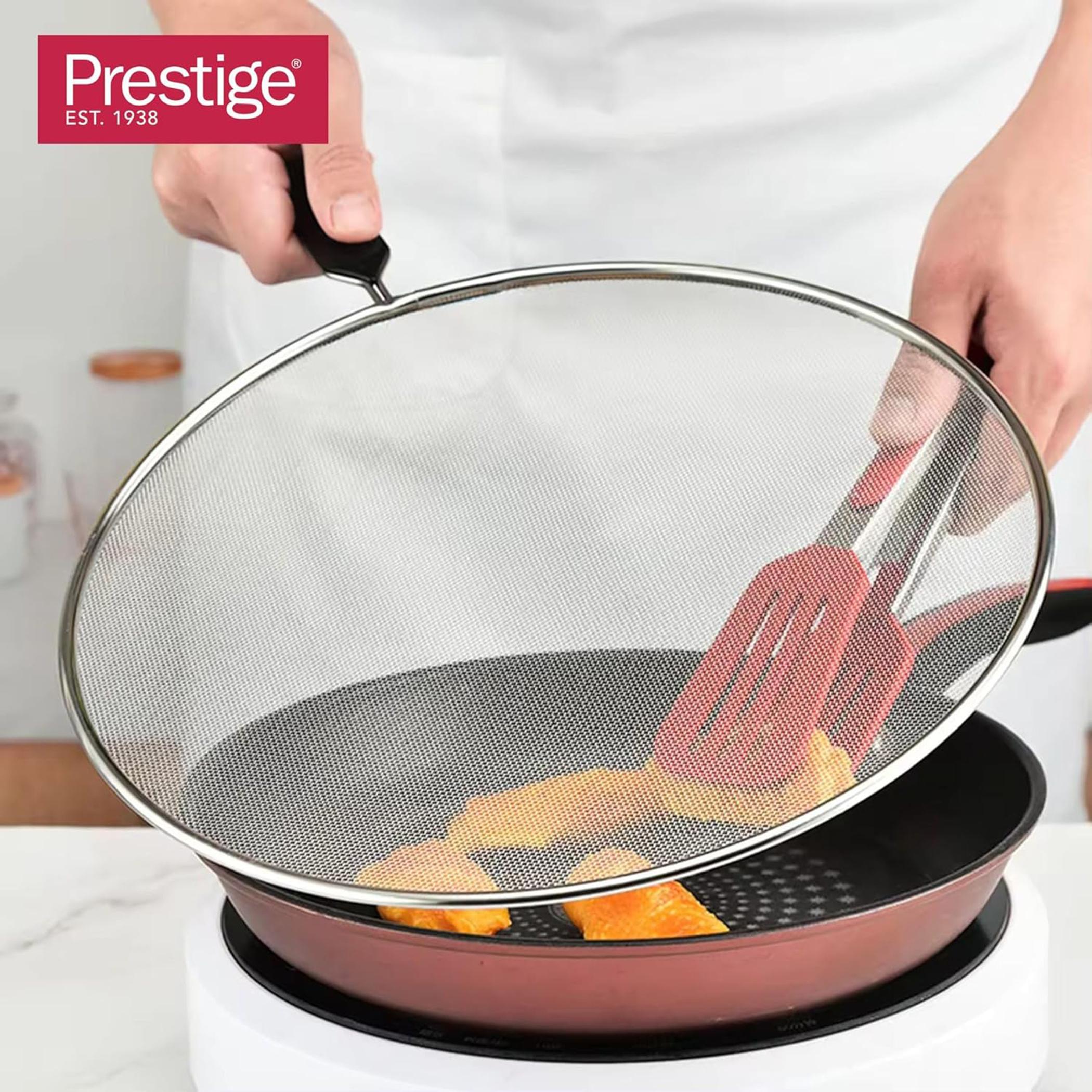 Stainless Steel Splatter Guard-household-kitchen-kitchentoolsandutensils-colandersandstrainers-image-2