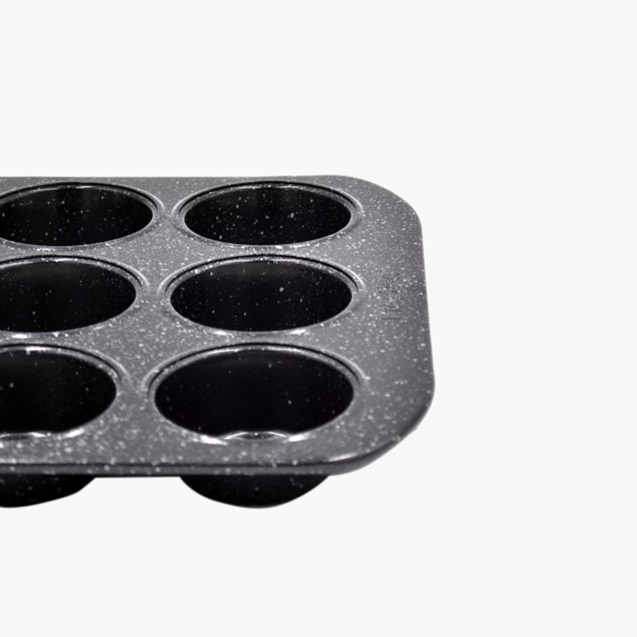 Granite 12-Cup Non-Stick Deep Muffin Tray-household-kitchen-bakeware-bakingpansandmoulds-image-6