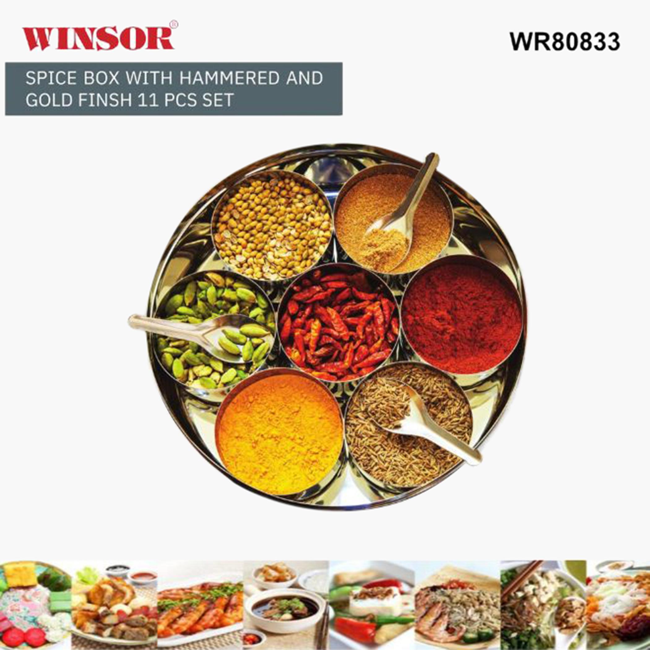 Stainless Steel 11-Piece Spice Box with Lid-household-kitchen-cookware-cookwareandsets-image-3