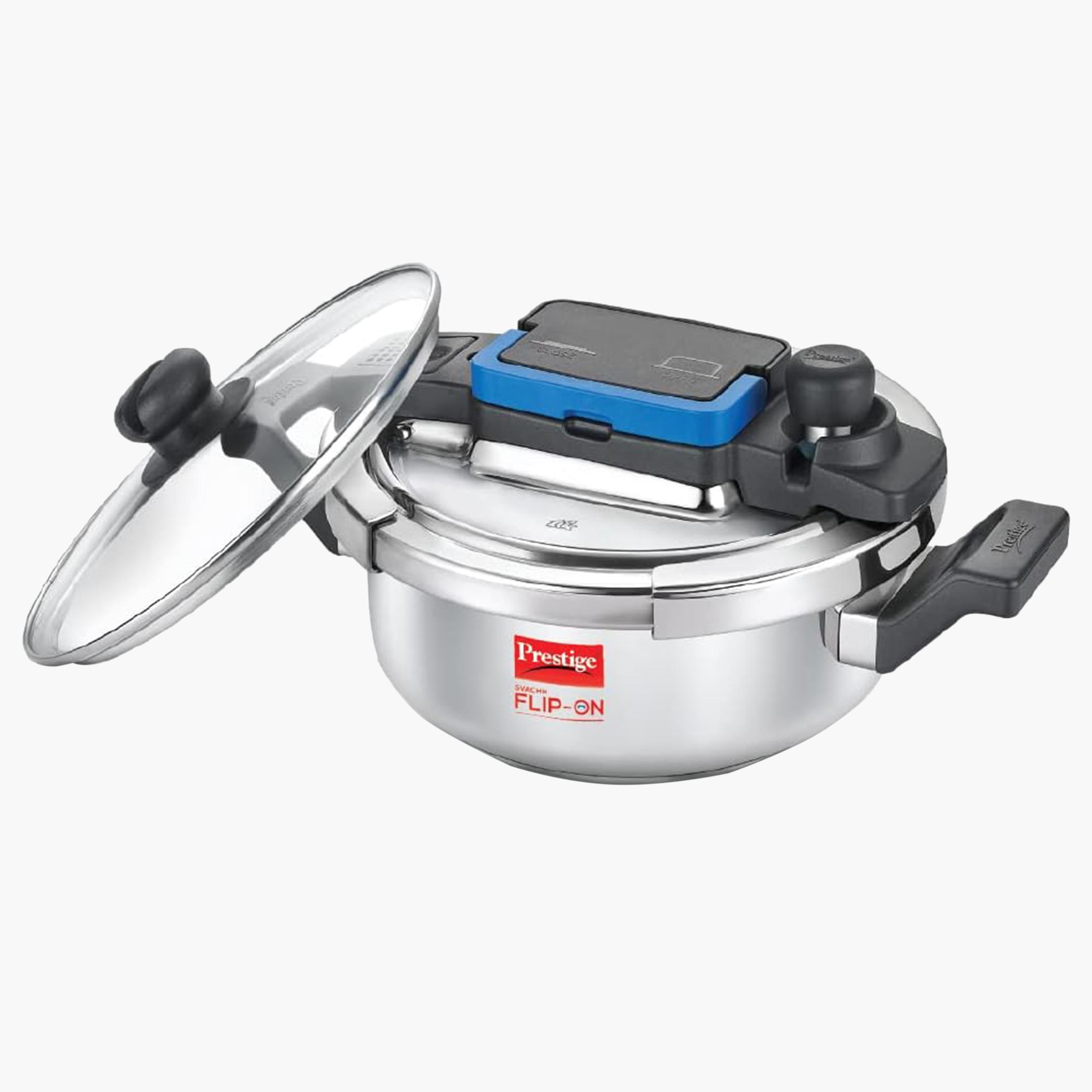قدر ضغط صغير ستانلس ستيل بغطاء قفل سفاش من بريستيج - 2 لتر-household-kitchen-cookware-potsandpans-image-1