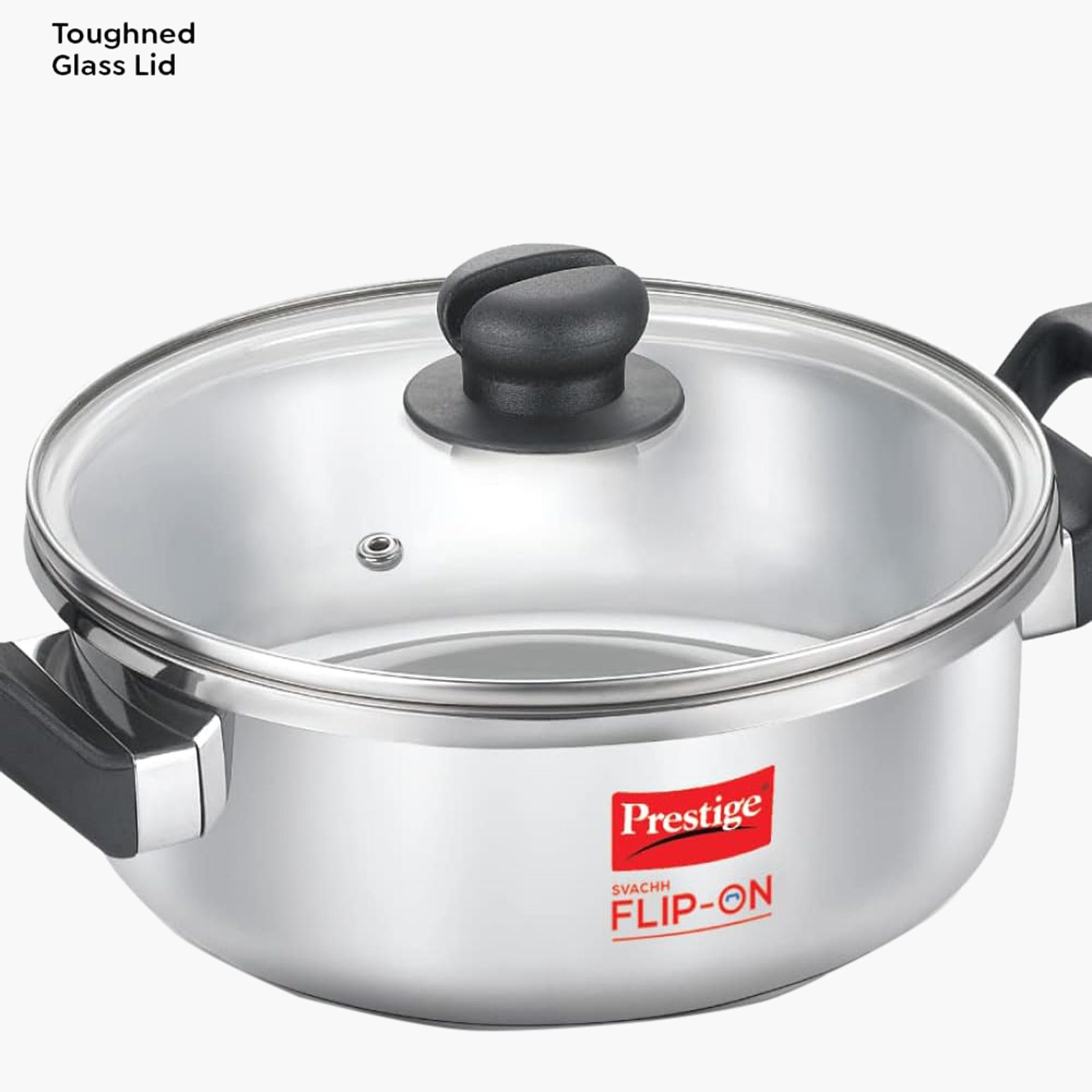 قدر ضغط صغير ستانلس ستيل بغطاء قفل سفاش من بريستيج - 2 لتر-household-kitchen-cookware-potsandpans-image-2