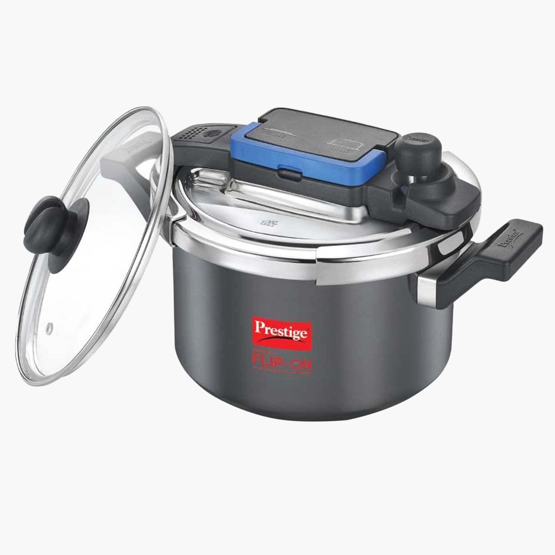 قدر ضغط ستانلس ستيل صلب مؤكسد بغطاء بقفل سافاتش من بريستيج - 5 لتر-household-kitchen-cookware-potsandpans-image-1