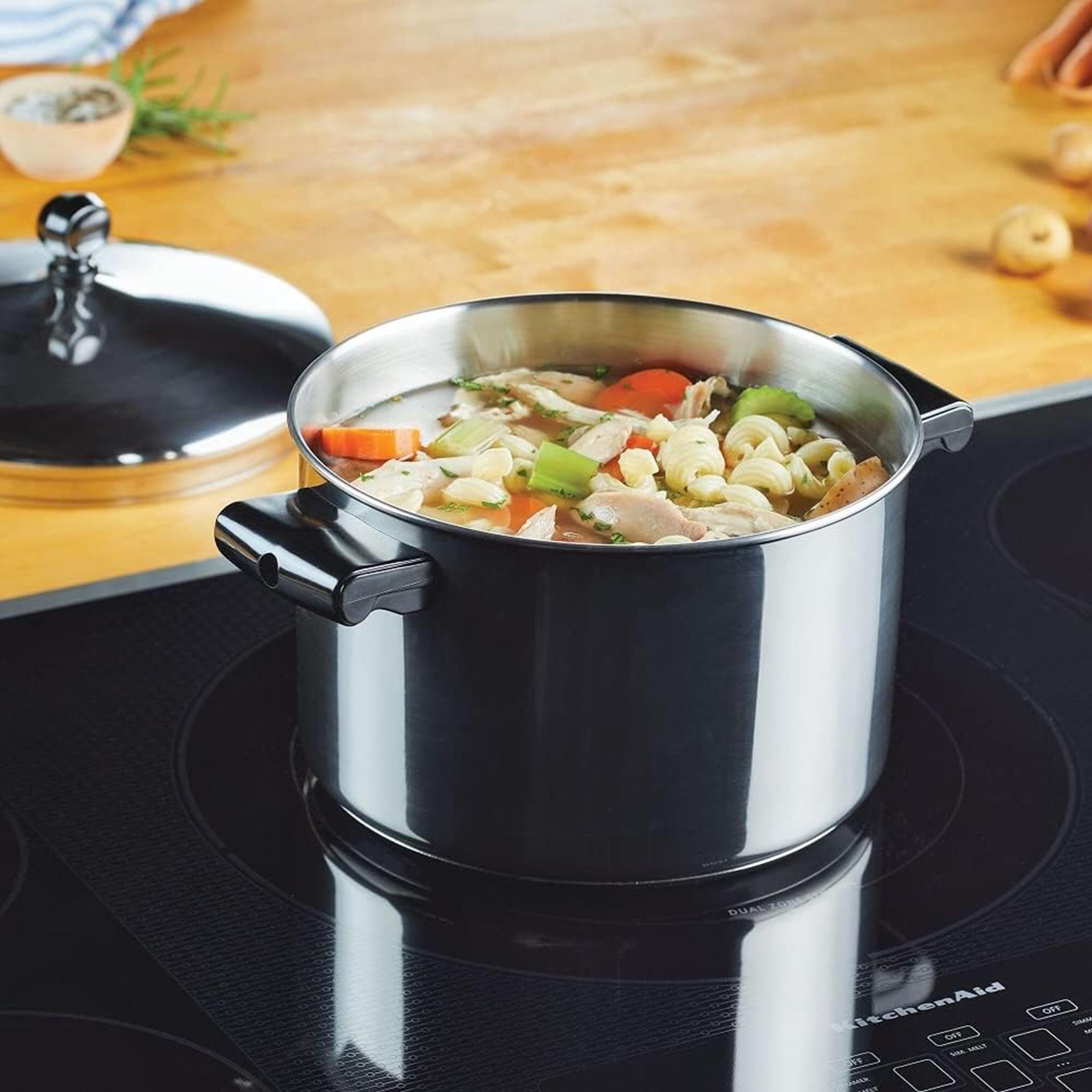 طقم أواني طهي كلاسيكي ستانلس ستيل 15 قطعة من وينسور-household-kitchen-cookware-cookwareandsets-image-7