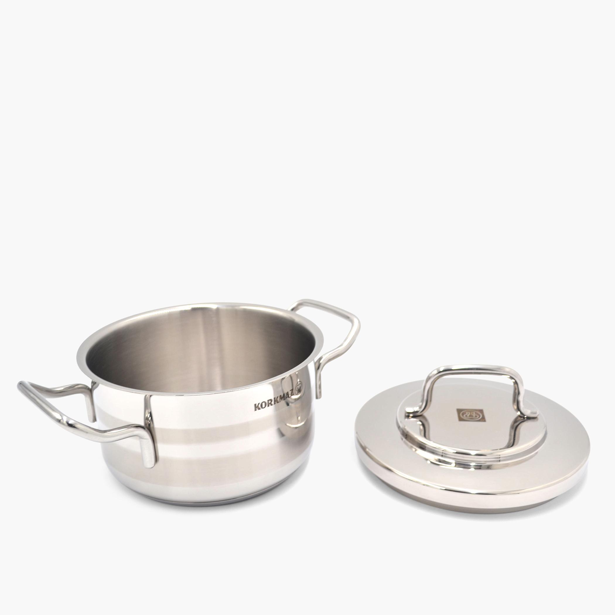وعاء ستانلس ستيل من كوركماز أسترا - 2 لتر-household-kitchen-cookware-potsandpans-image-4