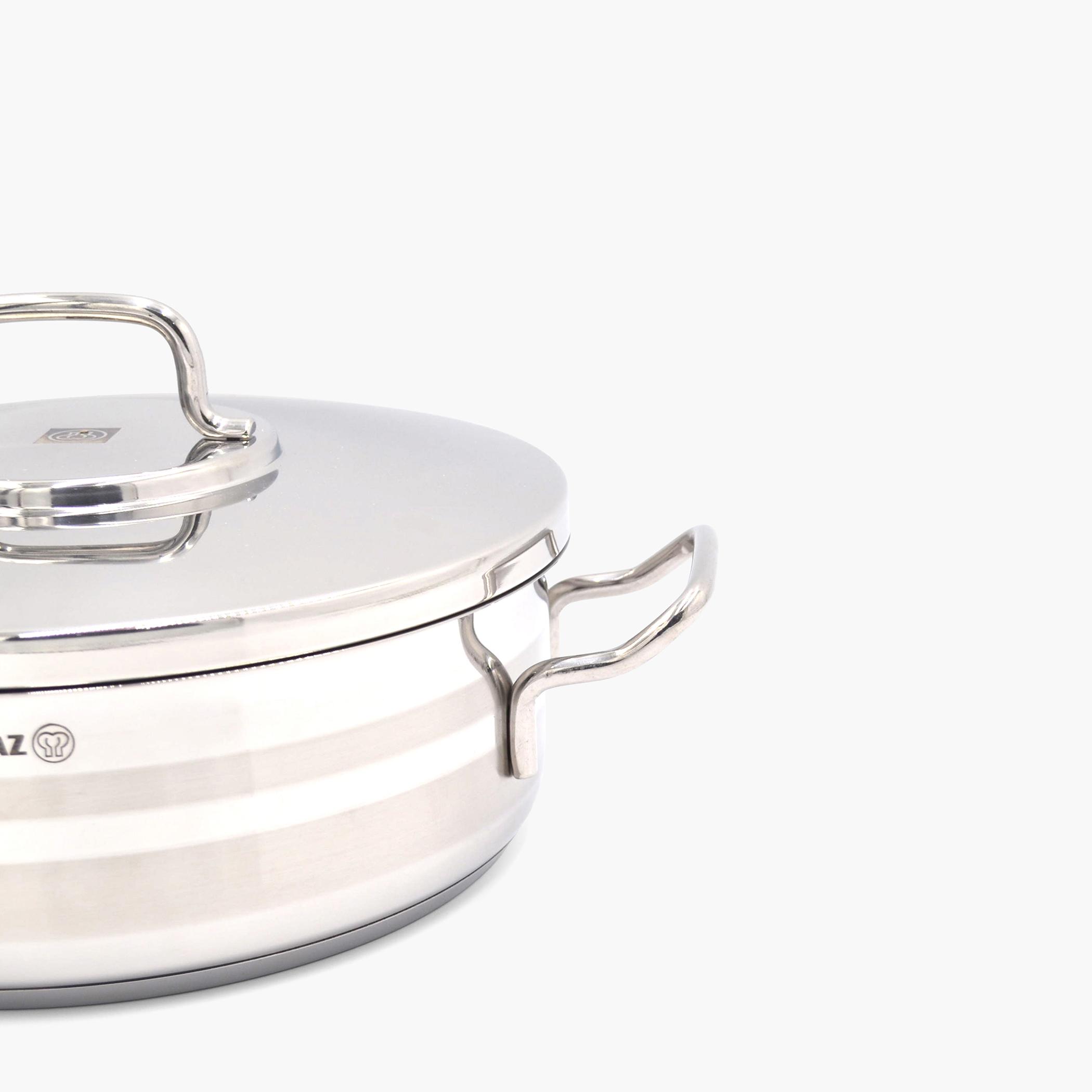 كسرولة ستانلس من كوركماز أسترا - 3.5 لتر-household-kitchen-cookware-potsandpans-image-4